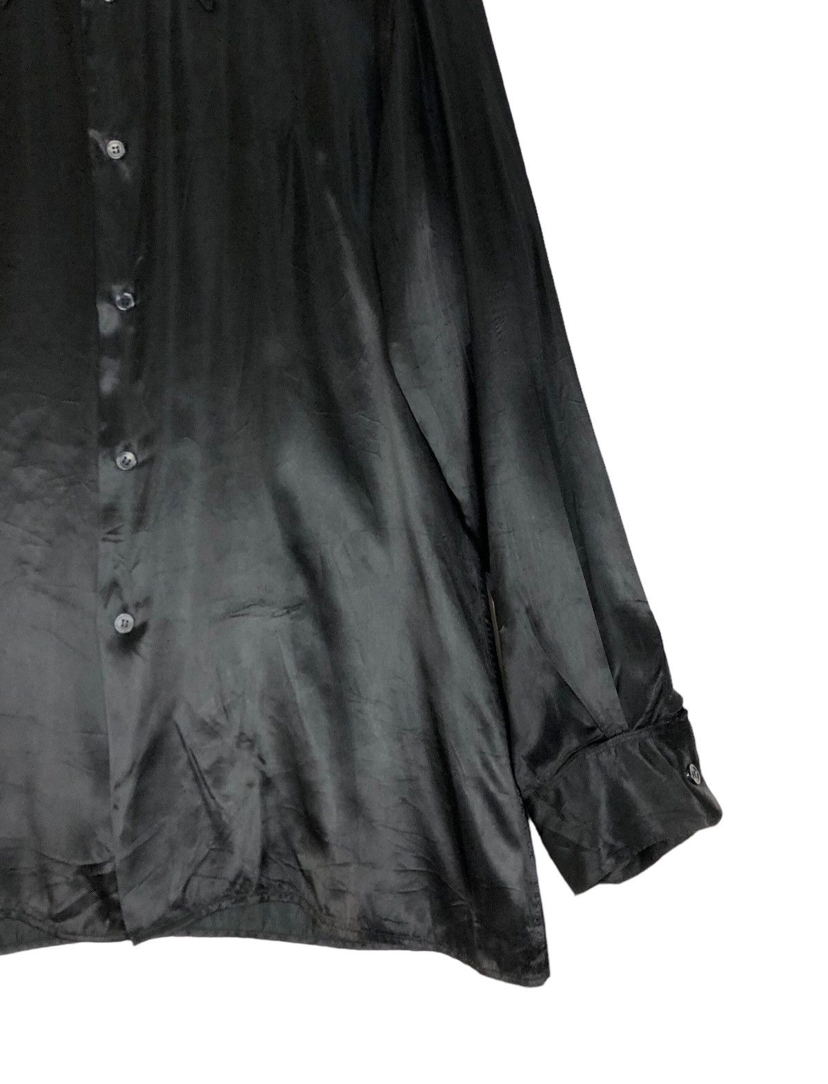 Vintage × agnes b. Rayon Agnes B Black Button Ups Shirt Size US XS / EU 42 / 0 - 5 Thumbnail