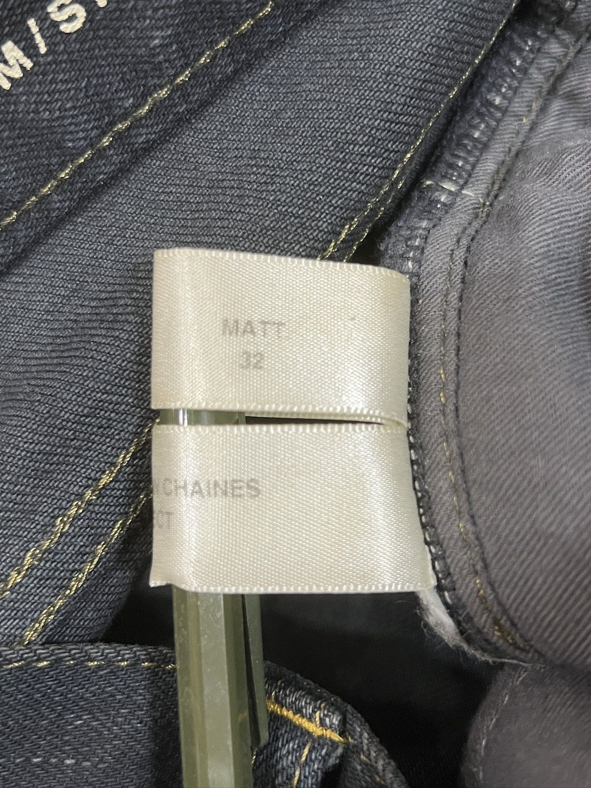 Saint Laurent Paris Saint Laurent Paris AW13 Destroyed Chain Jeans（Sample) Size US 29 - 7 Thumbnail