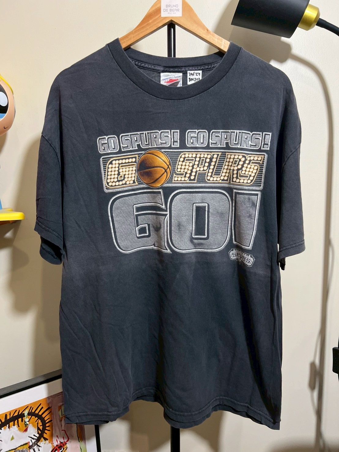 NBA × Vintage Vintage San Antonio Spurs shirt NBA bnz02 Size US L / EU 52-54 / 3 - 3 Thumbnail