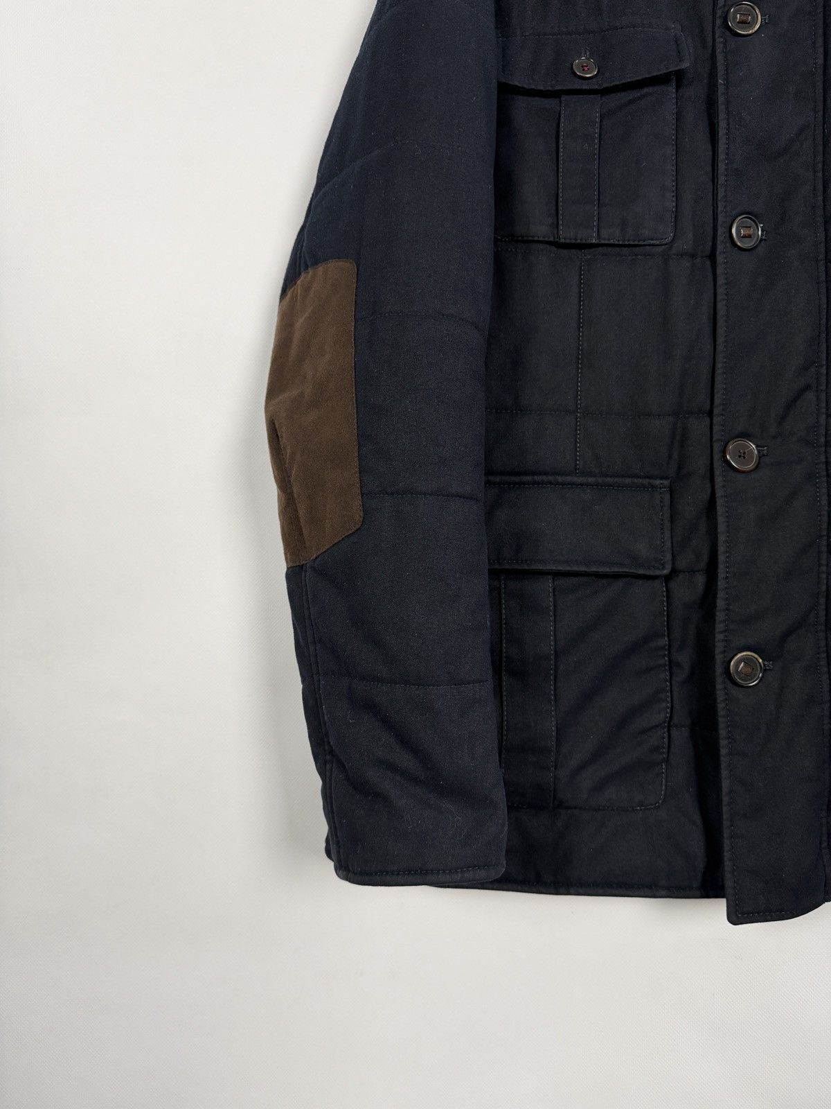 Gimo's Gimo’s Jacket Quilted Winter Coat Elbow Patch Italy Size 56 Size US XL / EU 56 / 4 - 4 Thumbnail