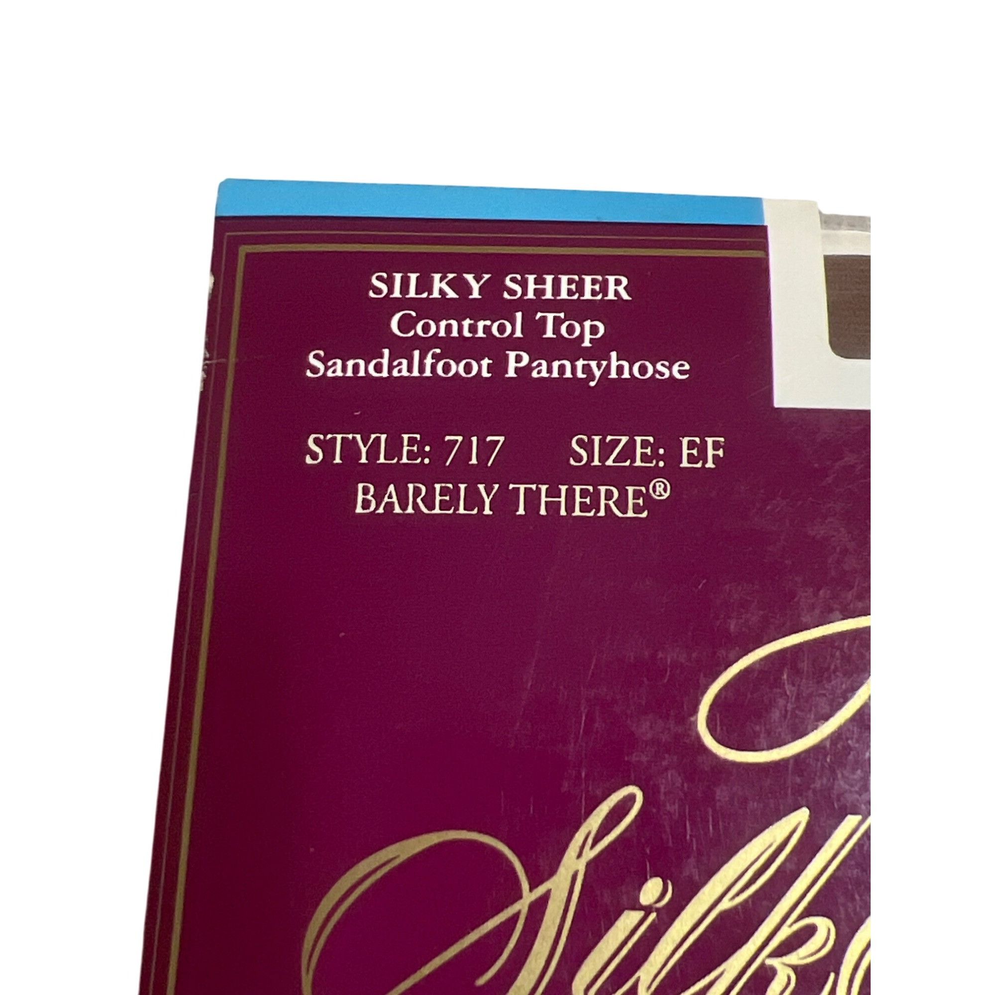 Hanes Vtg Hanes Silk Reflections Control Top Pantyhose 717 Sz EF B Size ONE SIZE - 2 Thumbnail