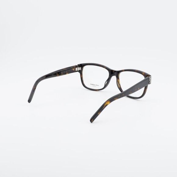 Saint Laurent Paris Saint Laurent SLM132 005 Square Eyeglasses Dark Havana 55mm Size ONE SIZE - 3 Thumbnail