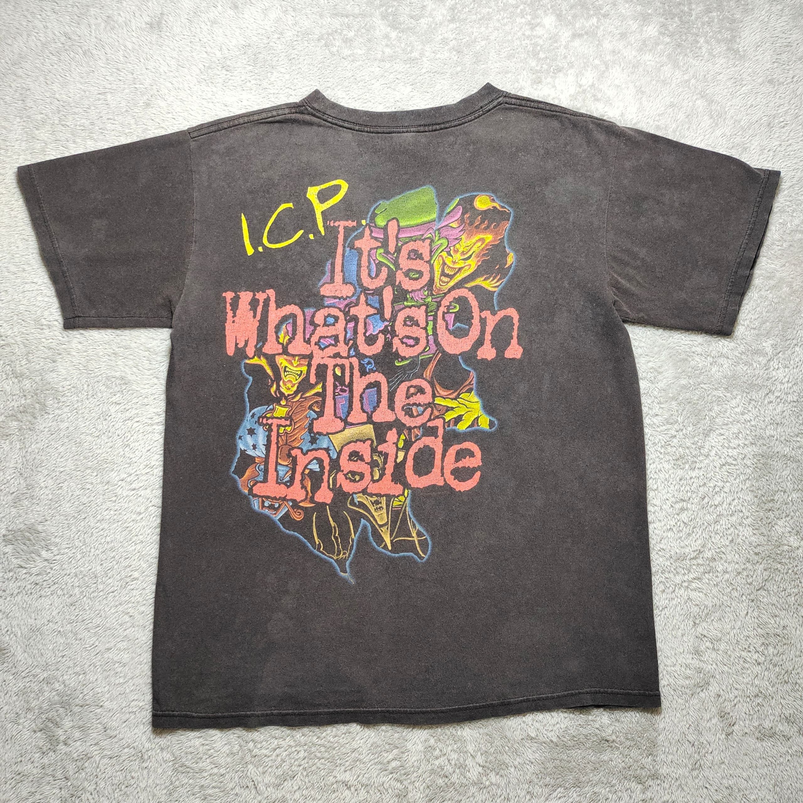 Band Tees VINTAGE DISTRESSED FADED INSANE CLOWN POSSE BLACK T SHIRT Size US M / EU 48-50 / 2 - 2 Thumbnail