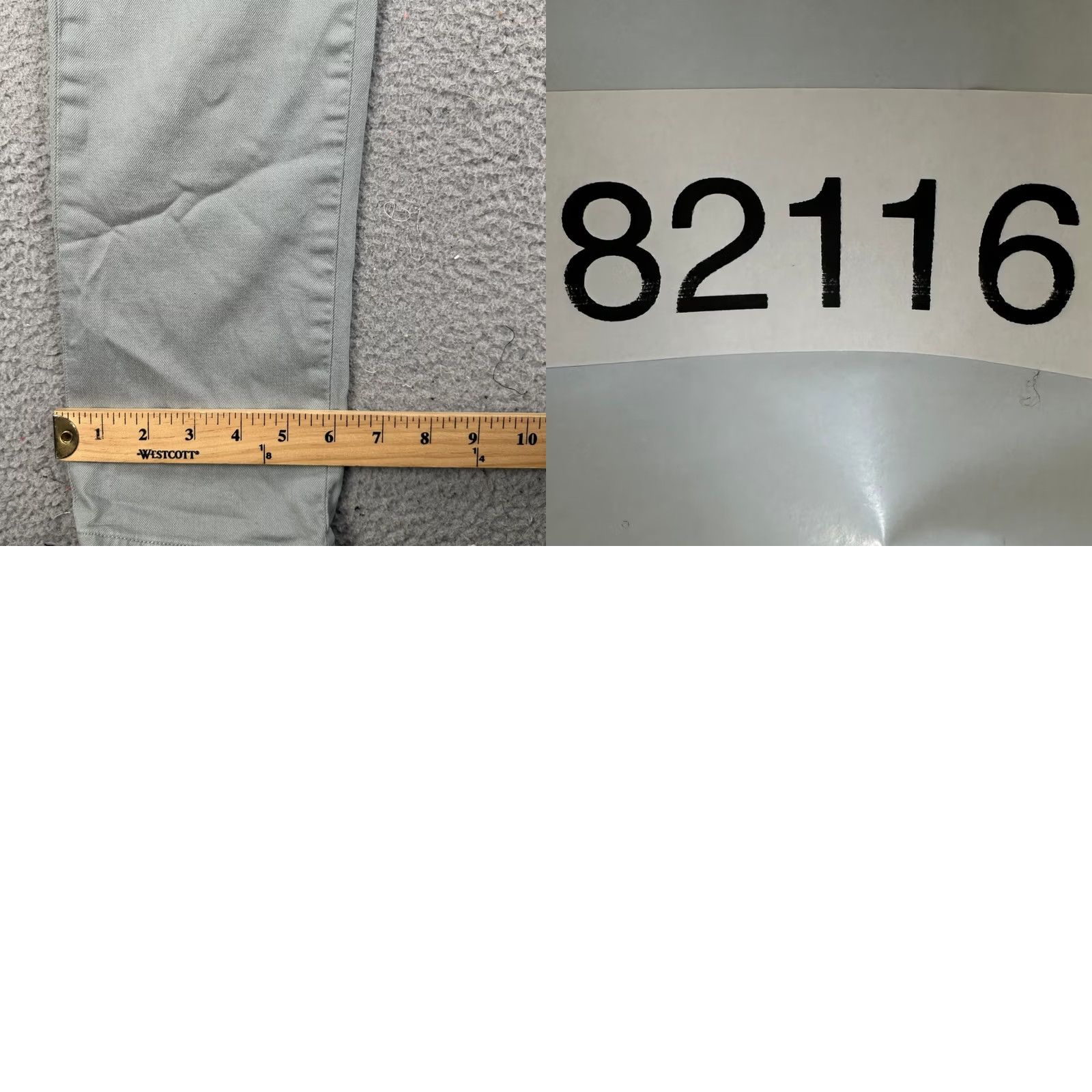 johnnie-O Johnnie-O Jeans Slim Fit Mens 30X34 Light Gray Stretch 5 Pockets Denim Casual Shirt? Size US 30 / EU 46 - 8 Thumbnail