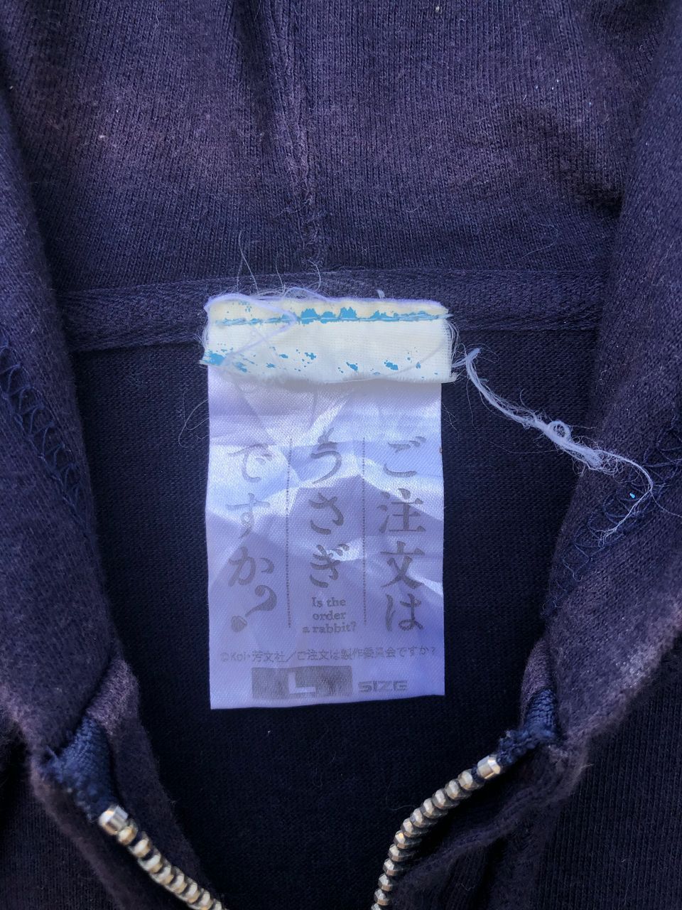 Anime × Japanese Brand × Vintage Vintage "Is The Order A Rabbit" Anime Japan Zipper Hoodie Size US M / EU 48-50 / 2 - 3 Thumbnail