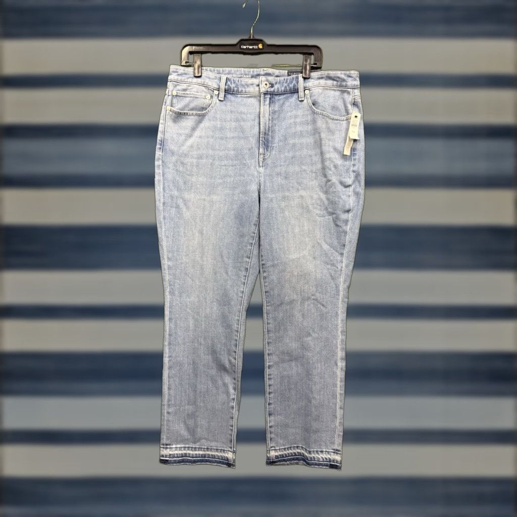 Talbots Talbots Jeans Womens 16W Flawless High Waist Modern Ankle Denim 5 Pocket NWT Size 38" / US 16 / IT 52 - 1 Thumbnail