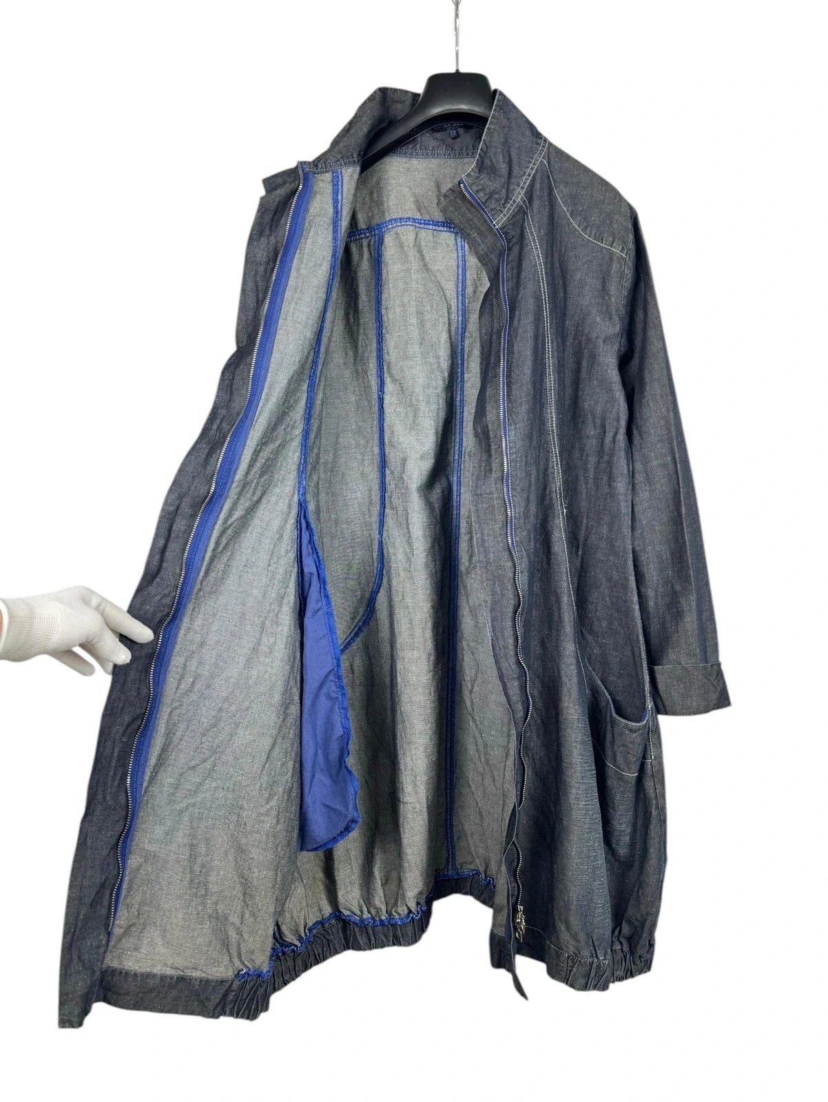 Sarah Pacini Sarah Pacini Cotton Linen Coat size T3 Size L / US 10 / IT 46 - 12 Thumbnail