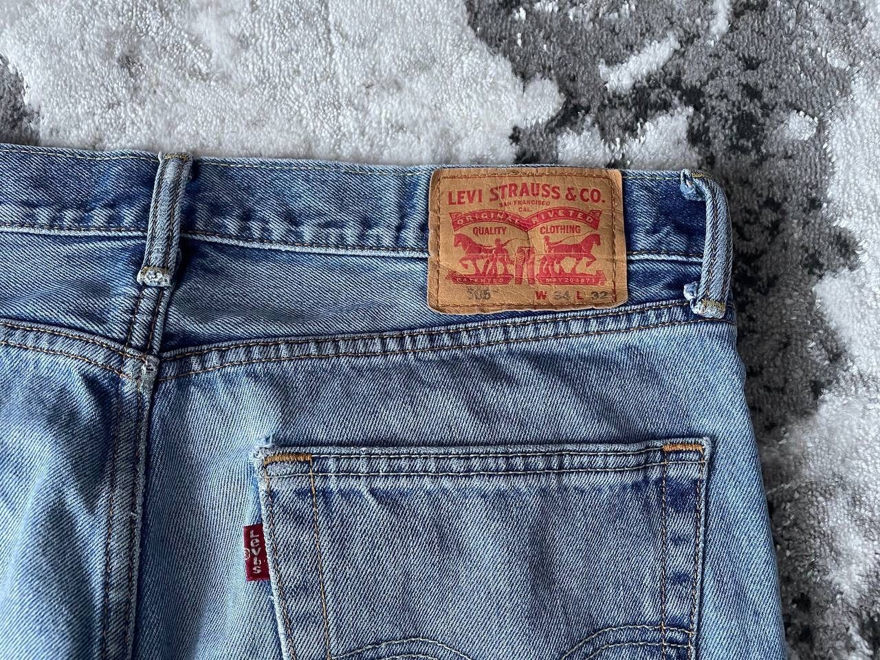 Levi's Vintage Clothing Vintage Levi’s 505 Washed Blue Denim Jeans Pants Y2K Rare Size US 33 - 2 Thumbnail