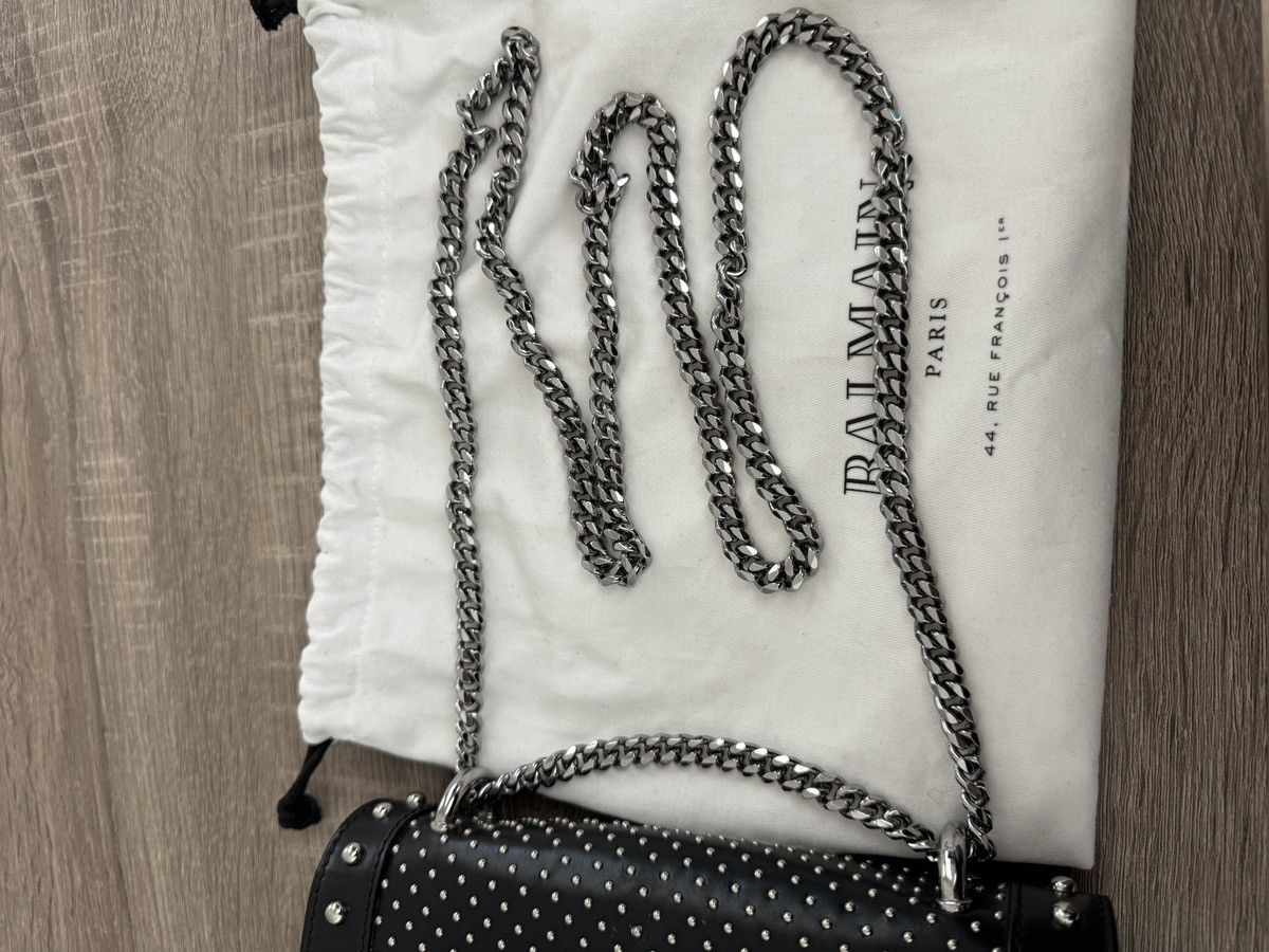 Balmain Balmain Baby Box Studded Shoulder Bag Size ONE SIZE - 10 Thumbnail