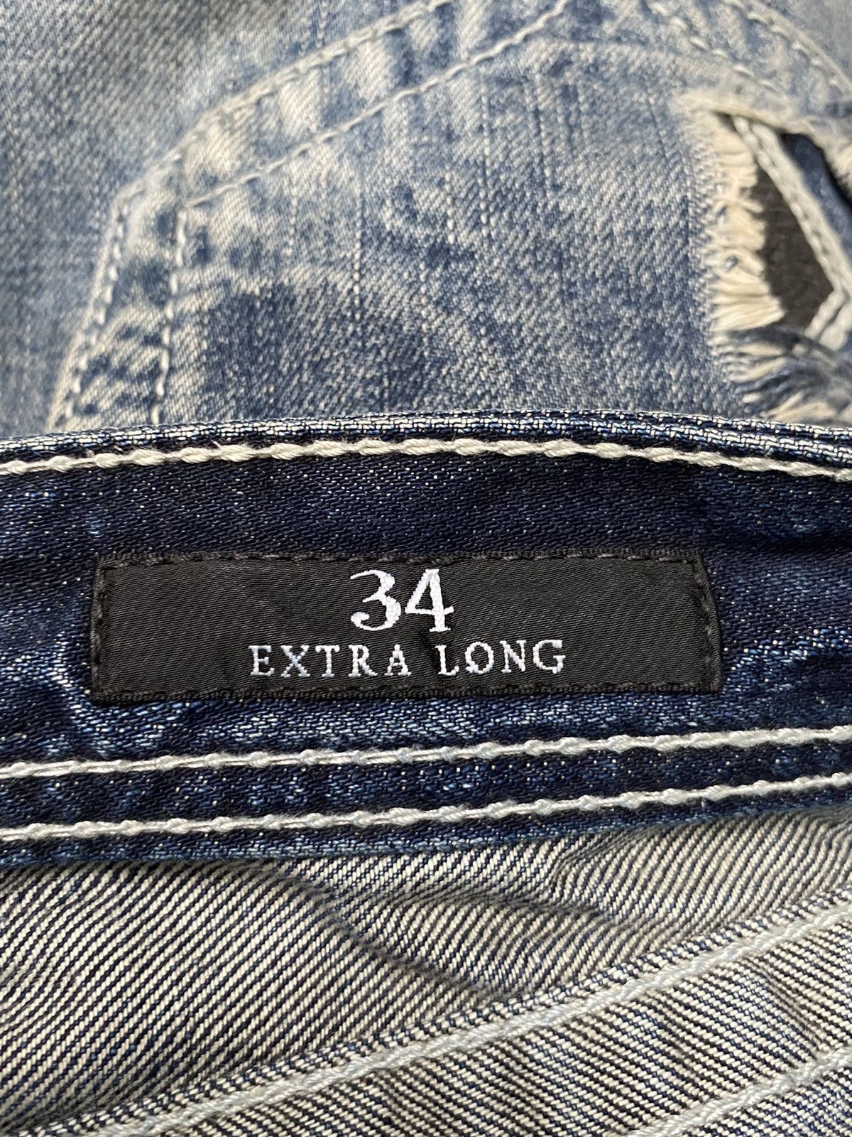 Affliction × If Six Was Nine Rare Vintage Afeliction Black Preminum Flared Jeans 2000s Size US 34 / EU 50 - 12 Thumbnail