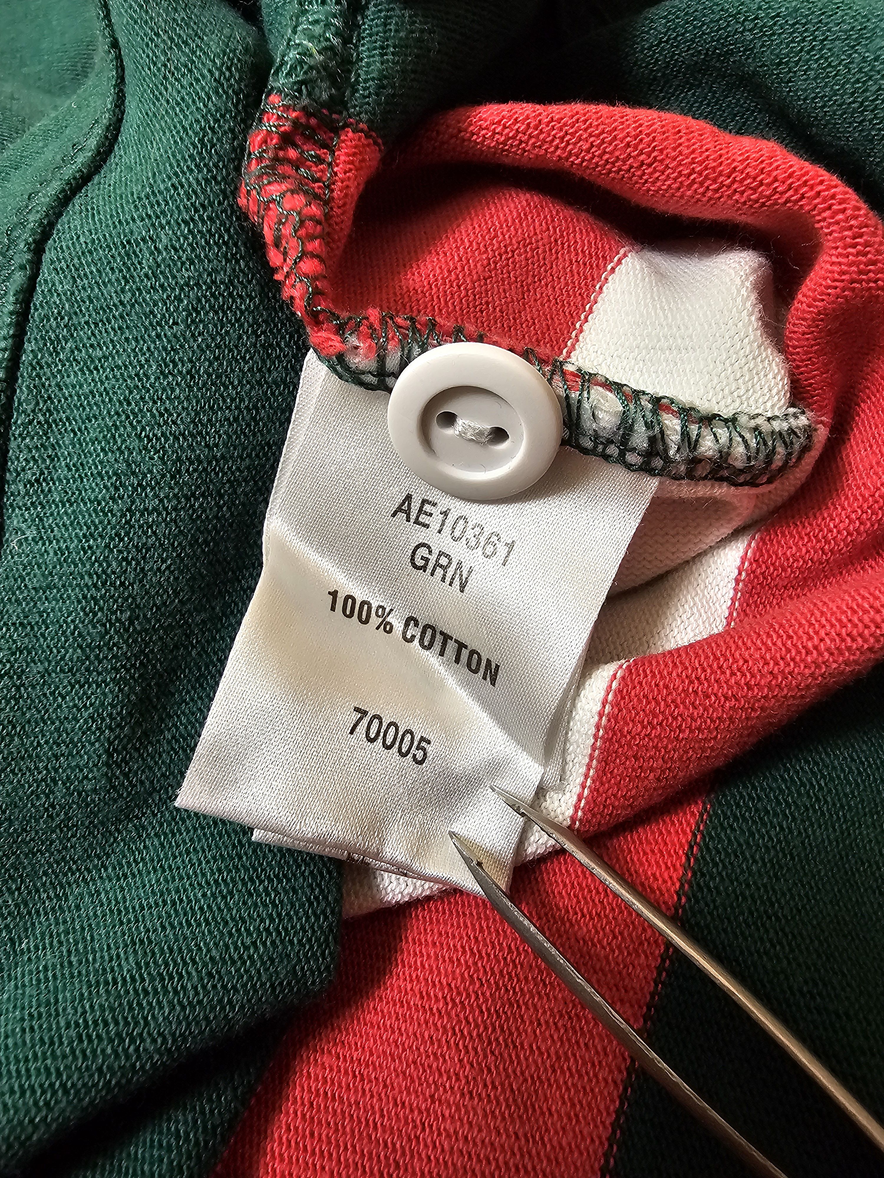 Cotton Traders LEICESTER TIGERS VINTAGE LONG RUGBY JERSEY ENGLAND RUGBY Size US L / EU 52-54 / 3 - 7 Thumbnail