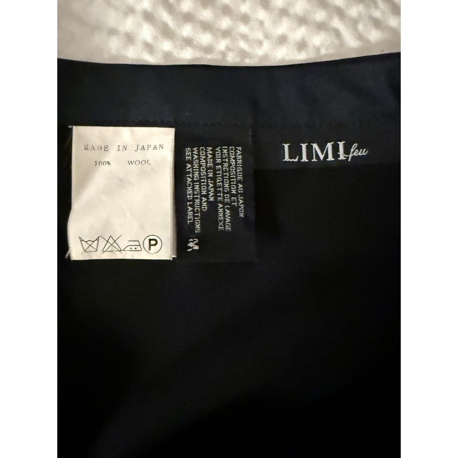 Limi Feu Limi Feu Wool Pleated Mini Skirt Black Japan Wrap Snap Close Size 28" / US 6 / IT 42 - 2 Thumbnail