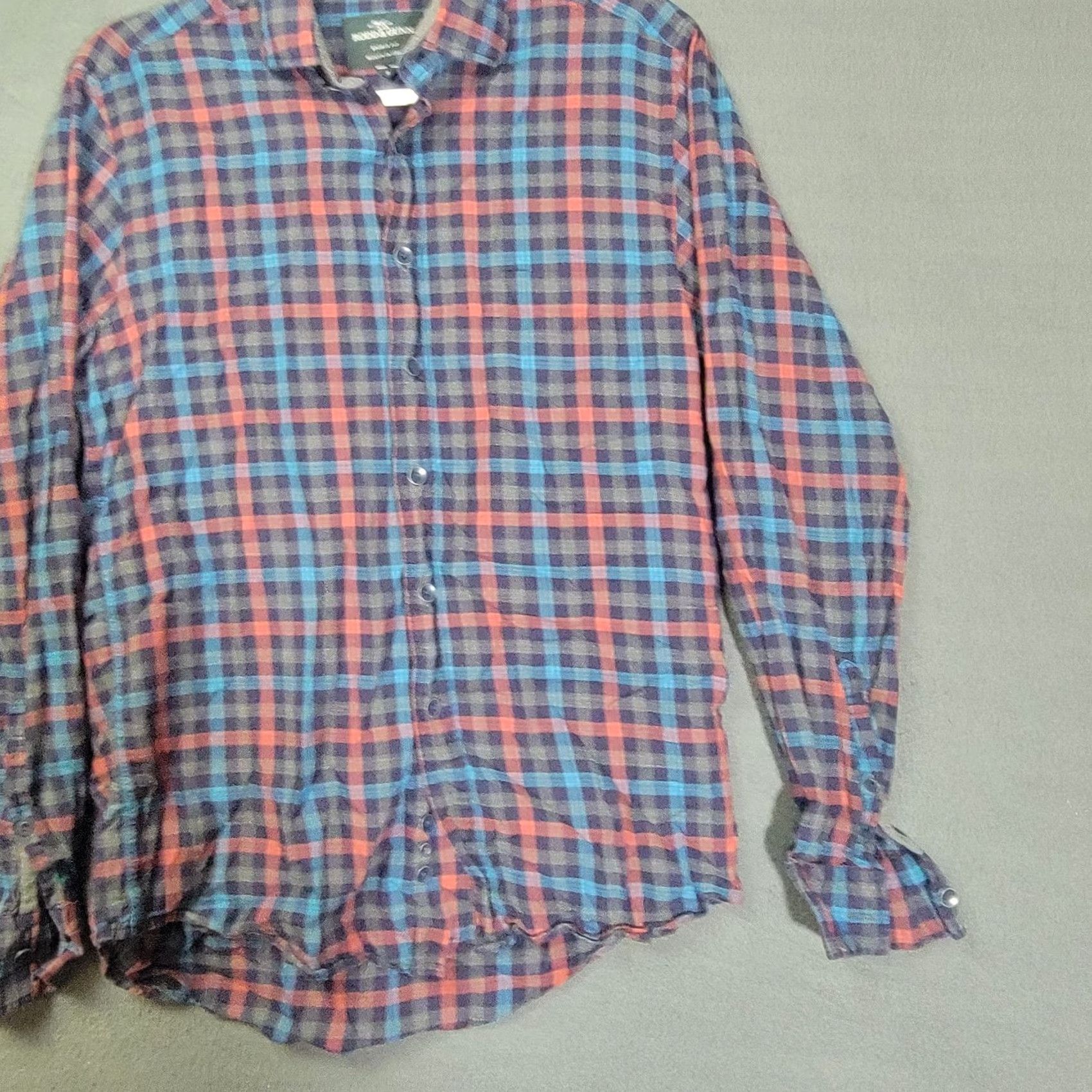 Rodd & Gunn Rodd & Gunn Shirt Men’s Small Blue Plaid Long Sleeve Button-Up Sports Fit Vintage Size US S / EU 44-46 / 1 - 3 Thumbnail
