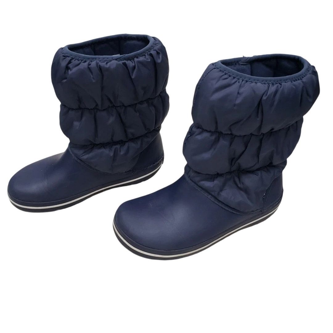 Crocs Crocs Winter Puff Boots 14614 Nylon Textile Navy/White 6 Size US 6 / IT 36 - 2 Thumbnail