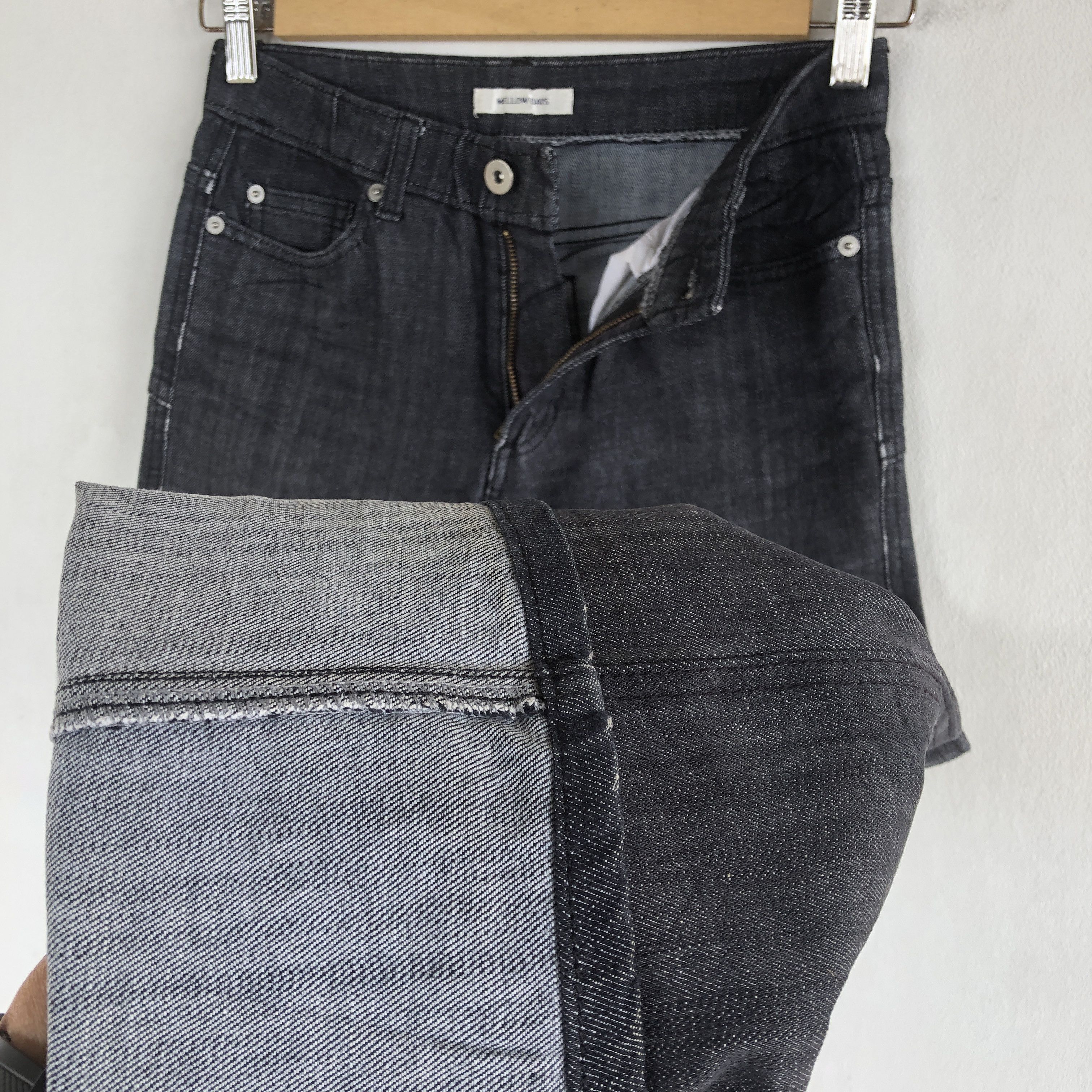 Japanese Brand Japanese Flare Jeans Super Black Bootcut Denim Pants Size 24" / US 00 / IT 34 - 8 Thumbnail