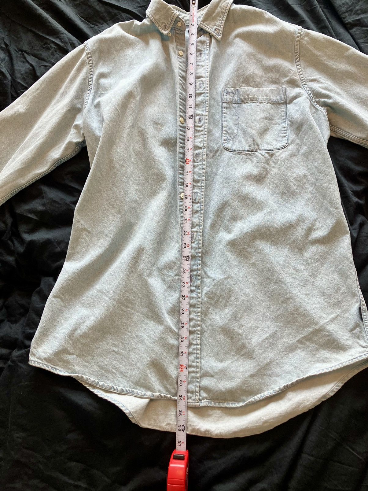 Balenciaga Balenciaga Oversized Denim Shirt, Washed Look Size US M / EU 48-50 / 2 - 8 Thumbnail