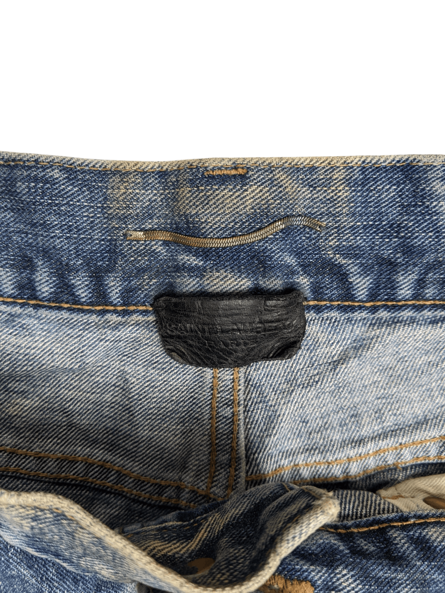 Saint Laurent Paris AW 17 University Distressed Light Wash Size US 32 / EU 48 - 6 Thumbnail