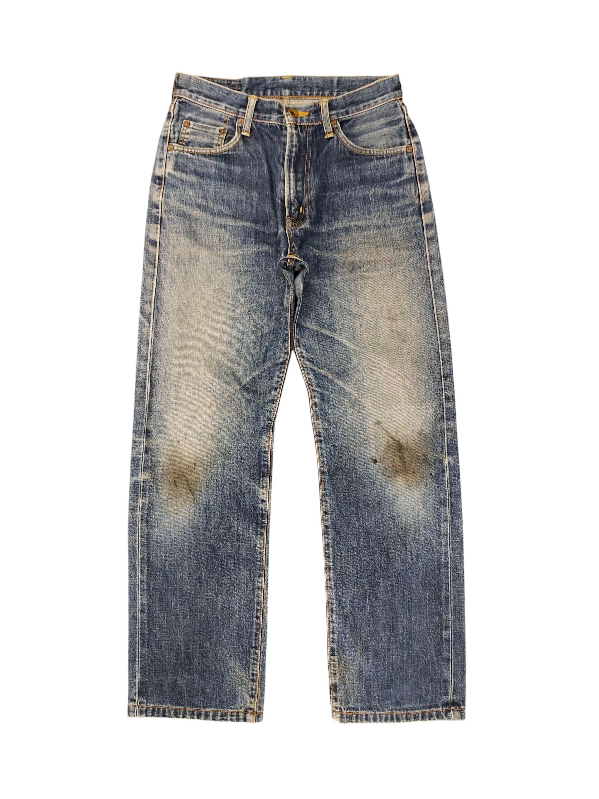 Kapital Vintage 90s Edwin 505xx Selvedge Dirty Distress Denim Jeans Size US 29 - 1 Thumbnail