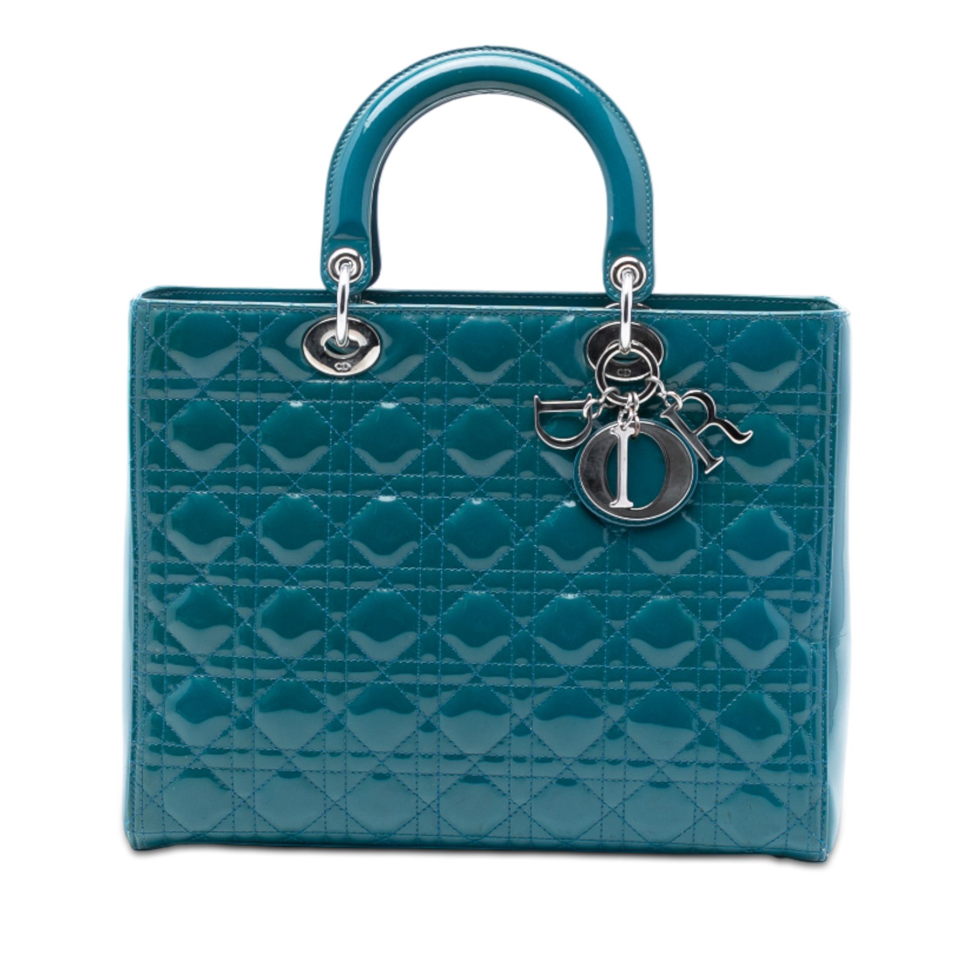 Dior Dior Large Patent Cannage Lady Dior Size ONE SIZE - 1 Thumbnail