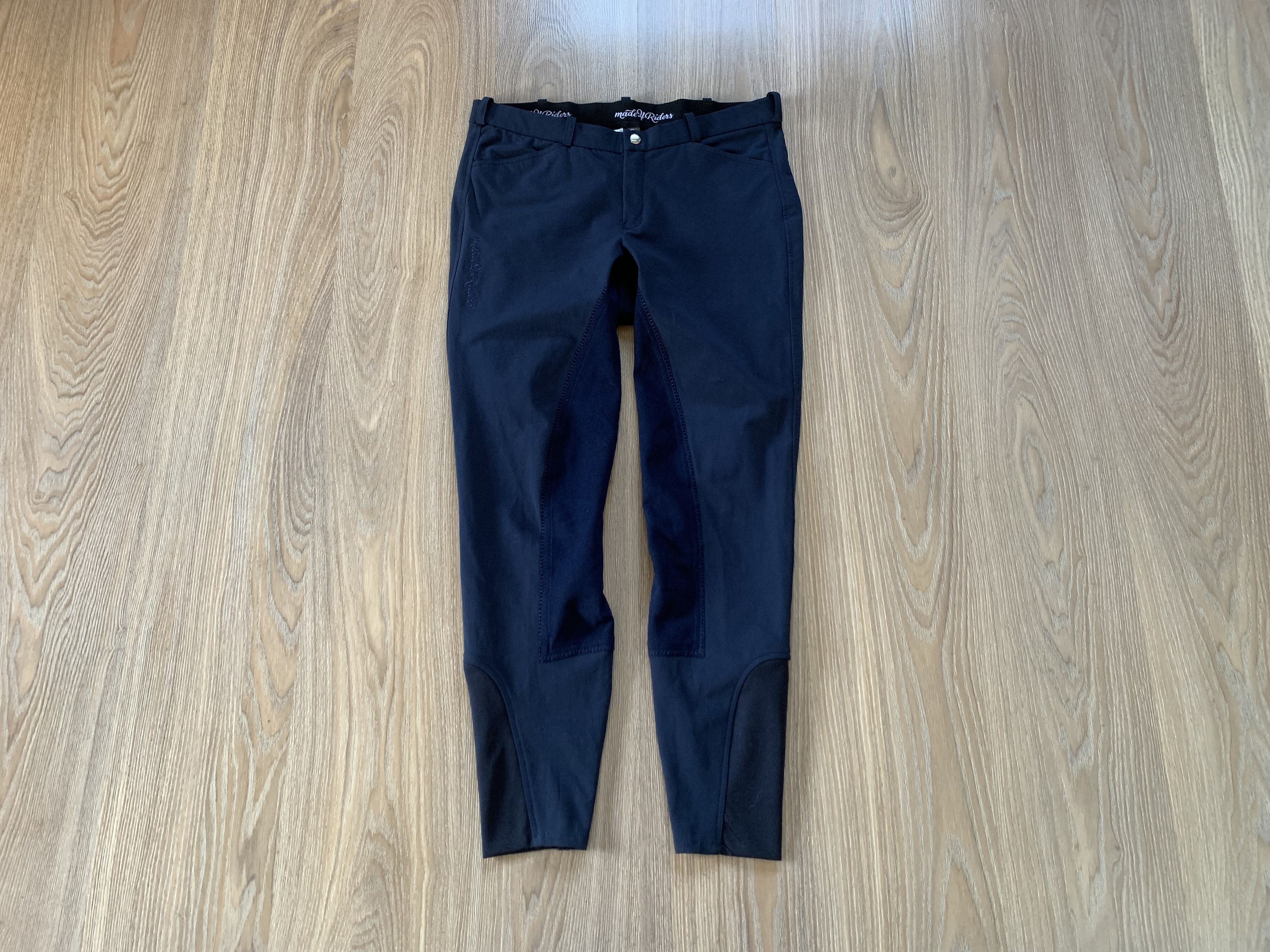 Designer Suede Womens For Horse Riding Slim Jeans Size 26" / US 2 / IT 38 - 1 Thumbnail