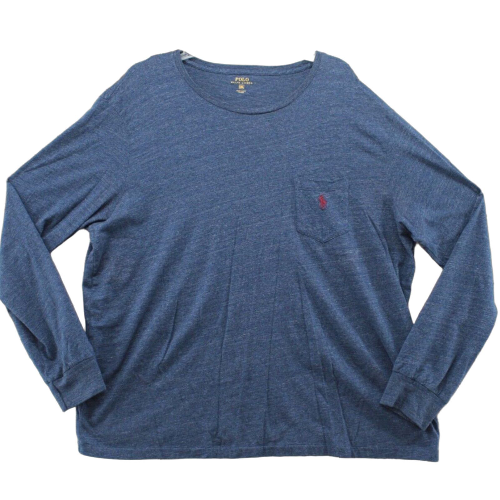 Polo Ralph Lauren Polo Ralph Lauren Shirt Men's XXL Blue Crew Neck Lightweight Outdoor Long Sleeve Size US XXL / EU 58 / 5 - 1 Thumbnail