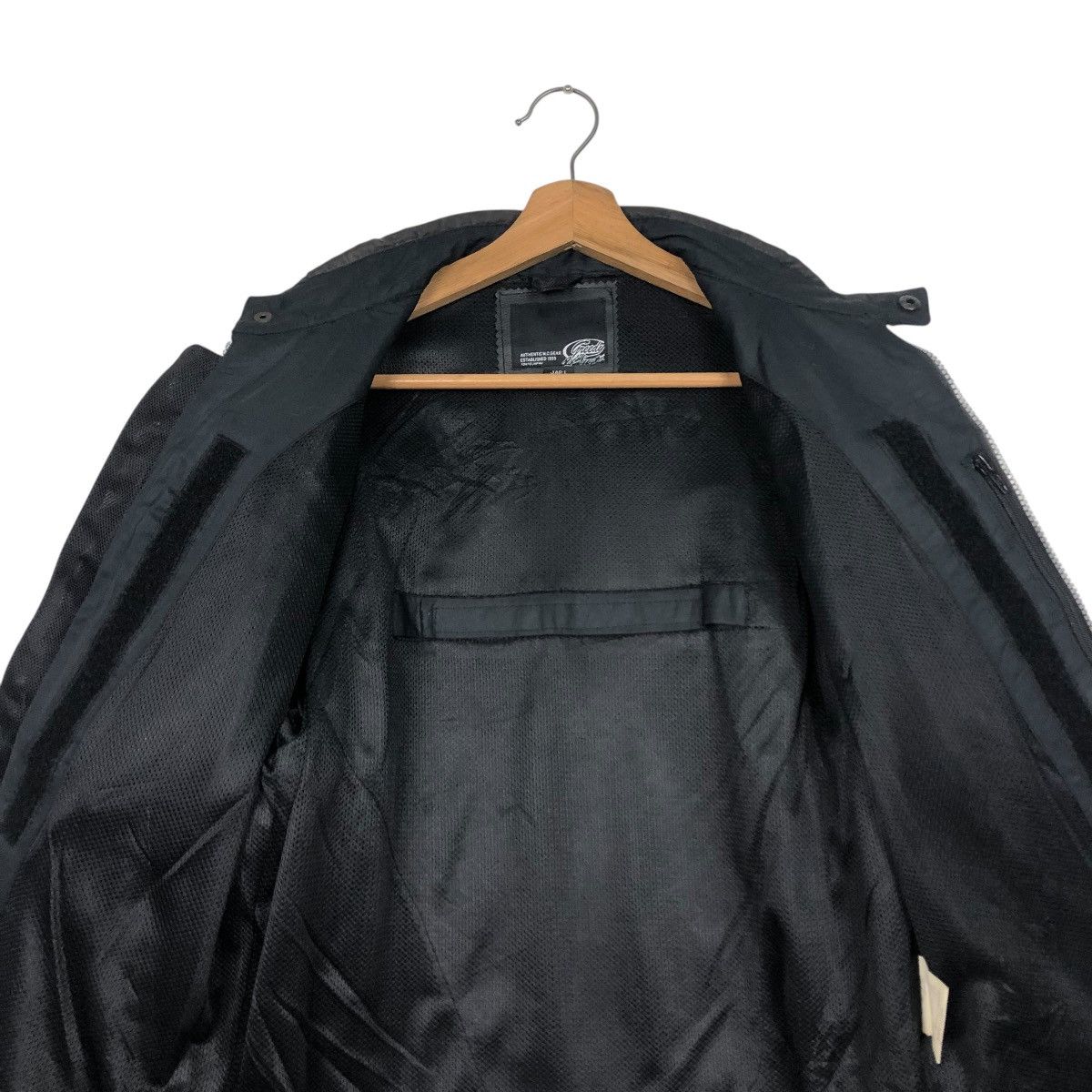 Japanese Brand 🔥RICH BLACK VINTAGE RACING BIKER JACKET GREEDY BIG LOGO Size US M / EU 48-50 / 2 - 16 Thumbnail