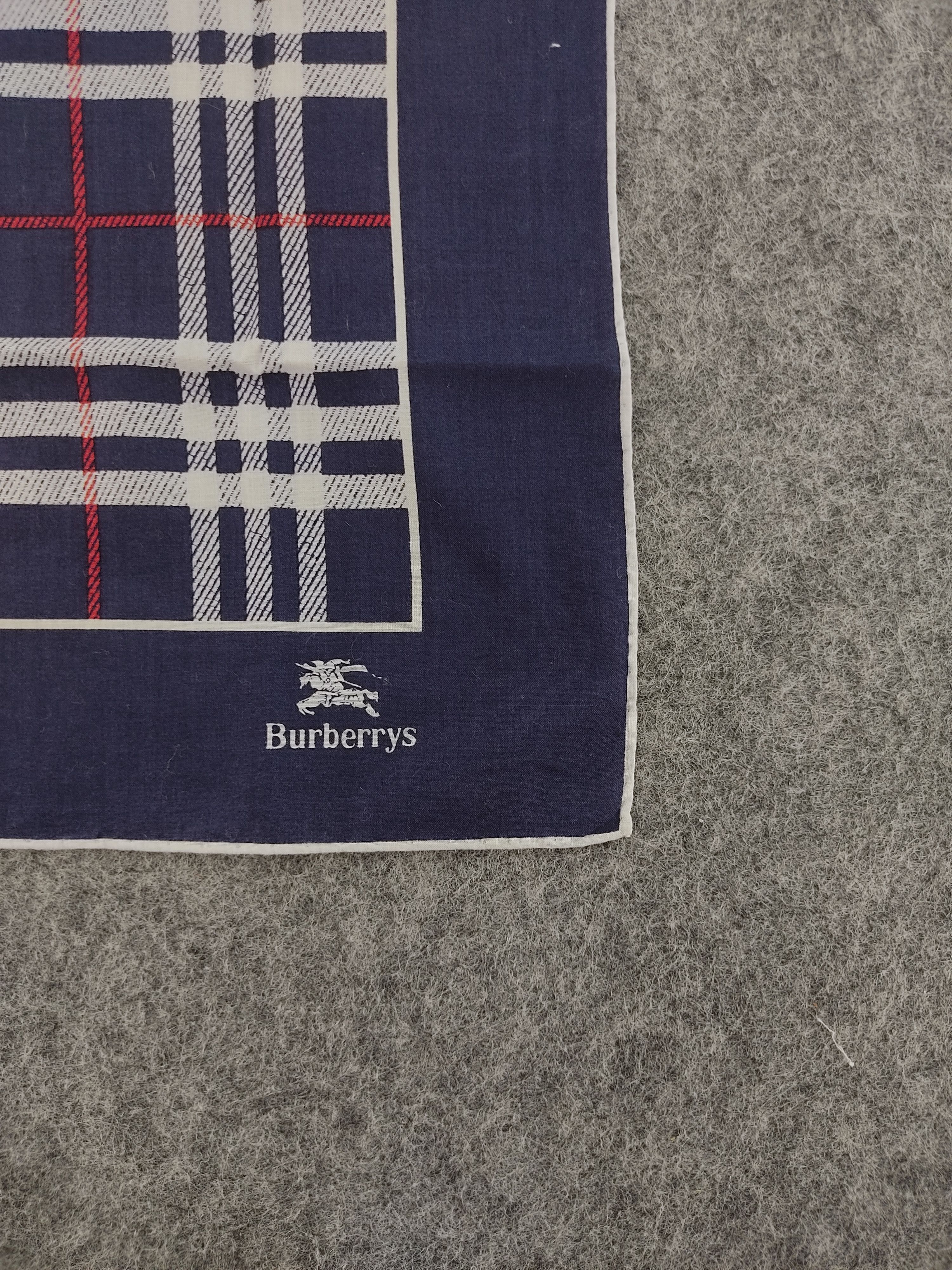 Burberry Vintage Burberry Handkerchief Neckerchief Bandana H063E Size ONE SIZE - 5 Thumbnail