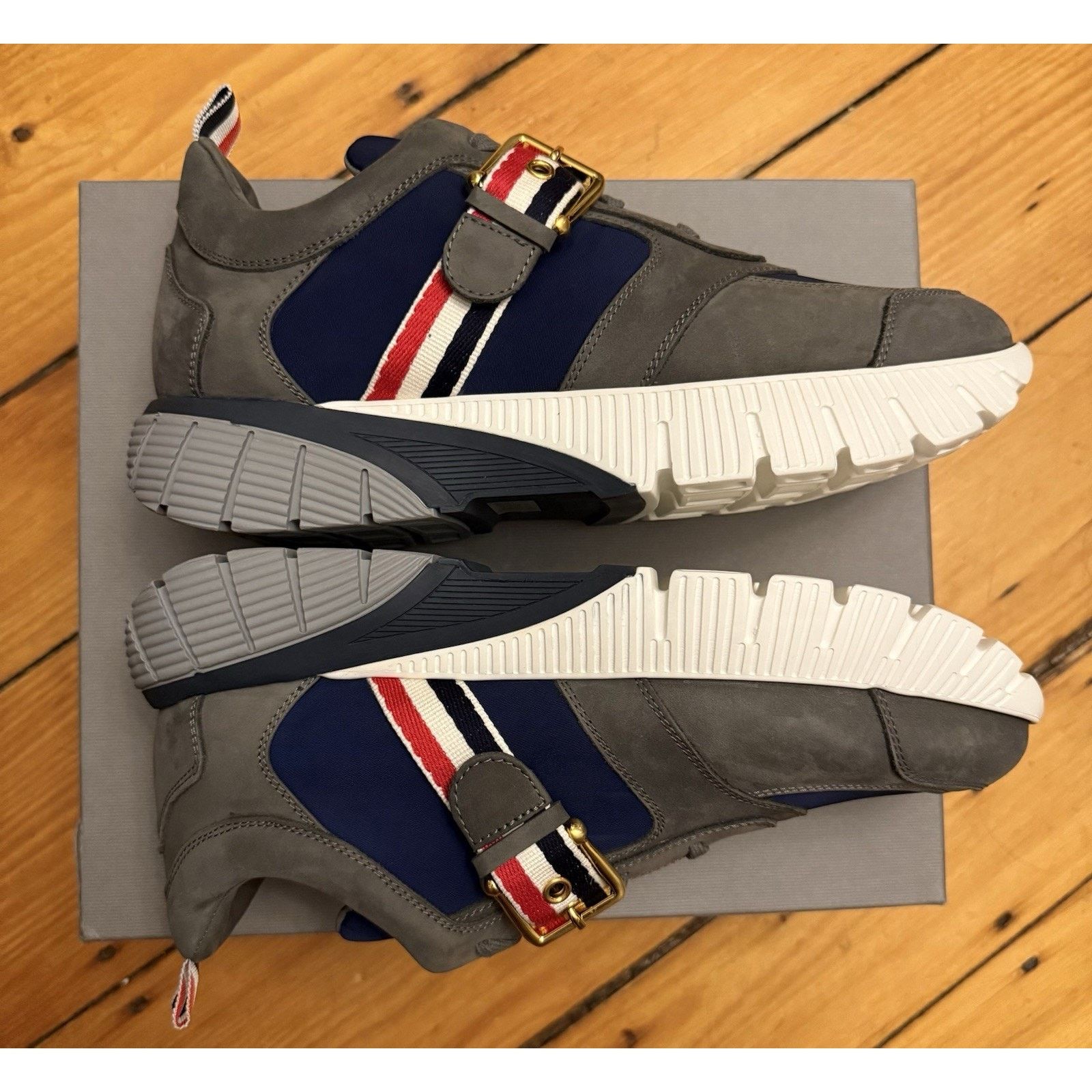 Thom Browne New In Box $900 Thom Browne Suede Sneakers US 9.5, Italy Size US 9.5 / EU 42-43 - 3 Thumbnail