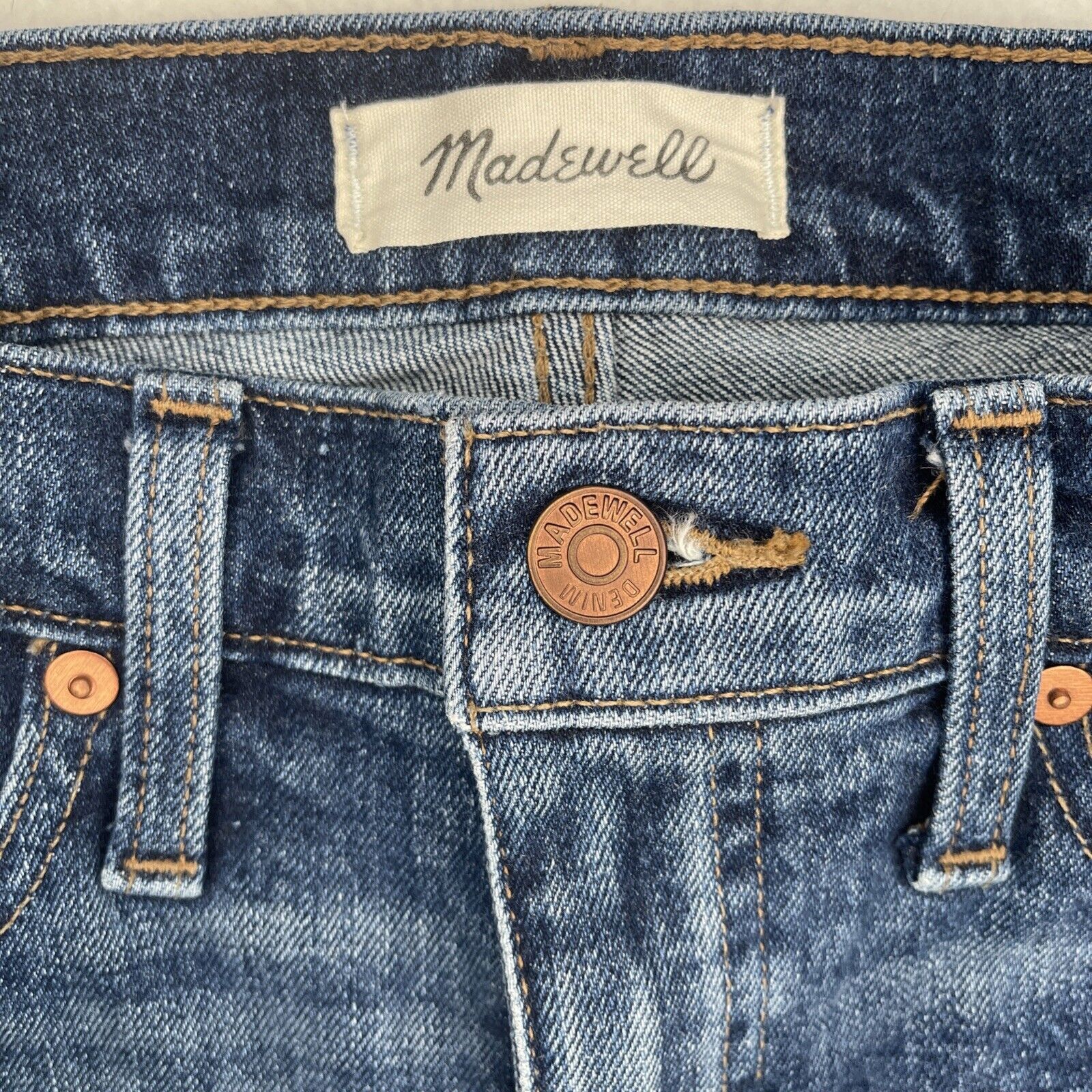 Madewell Madewell Jeans Women’s 25 Tomboy Straight Mid Rise Dark Wash Size 25" / US 0 / IT 36 - 2 Thumbnail