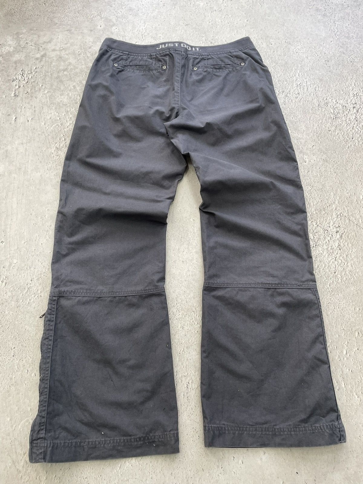 Nike Nike japanese y2k zipper archival drill pants cargo Size US 34 / EU 50 - 9 Thumbnail