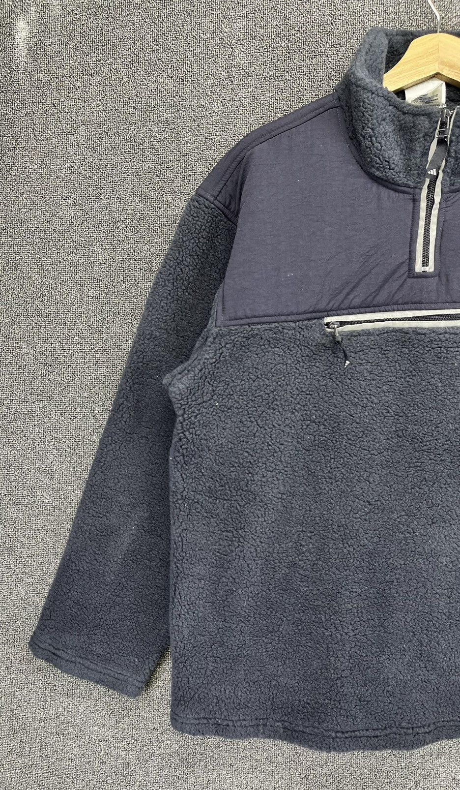 Adidas Vintage Adidas Fleece Rare Half Zipper Sweatshirts Jacket Size US M / EU 48-50 / 2 - 3 Thumbnail