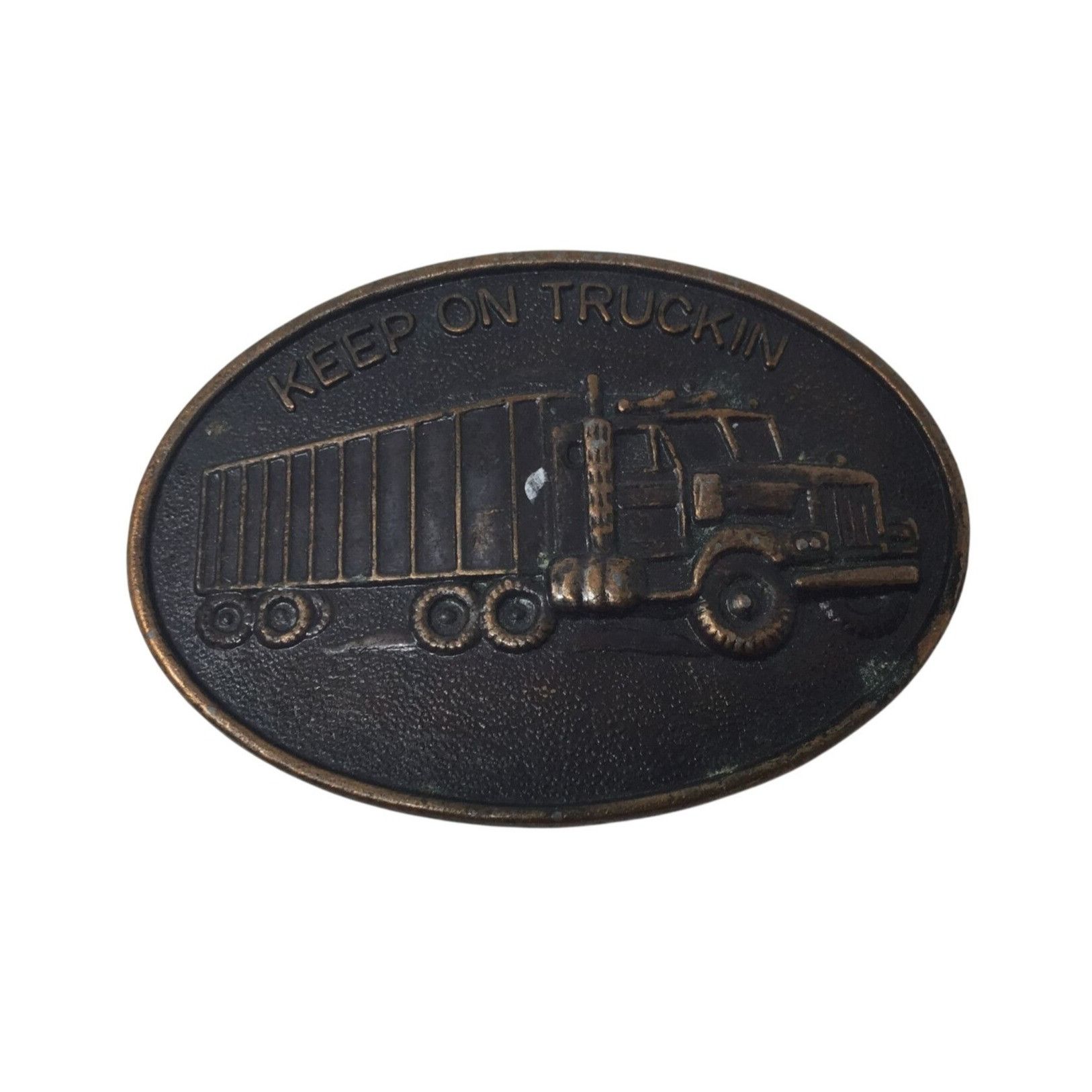Other Keep On Truckin' Vintage Metal Belt Buckle Size ONE SIZE - 1 Thumbnail