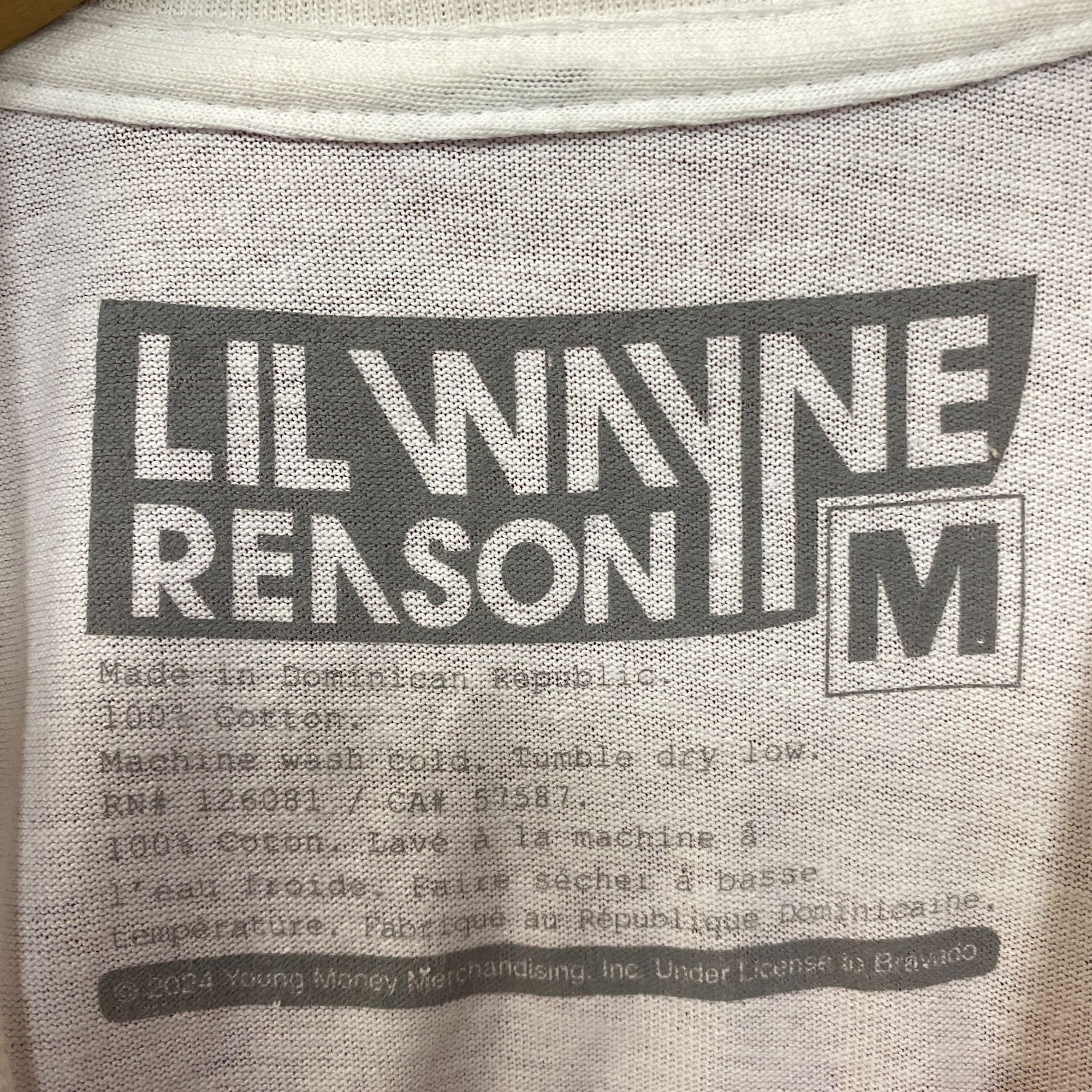 Lil Wayne Reason Lil Wayne A Milli Lightning White T-Shirt medium Size US M / EU 48-50 / 2 - 4 Thumbnail