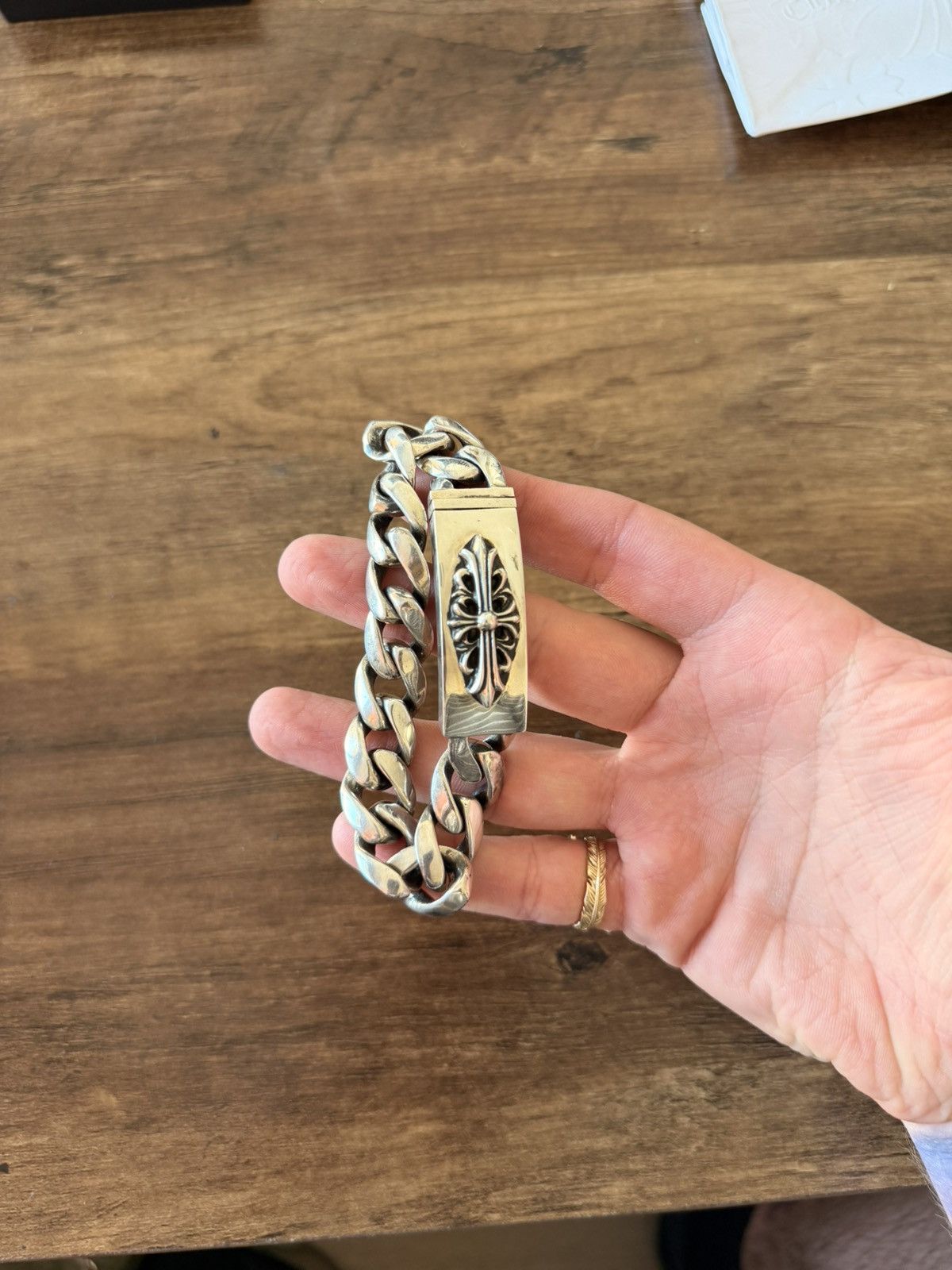 Chrome Hearts Chrome Hearts Cuban Bracelet 100% Authentic RARE Floral Size ONE SIZE - 20 Thumbnail