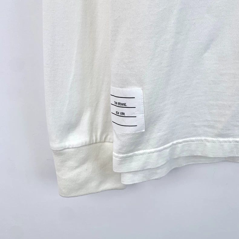Thom Browne Thom Browne size40 White cotton round neck long sleeve hood Size US XXS / EU 40 - 5 Thumbnail
