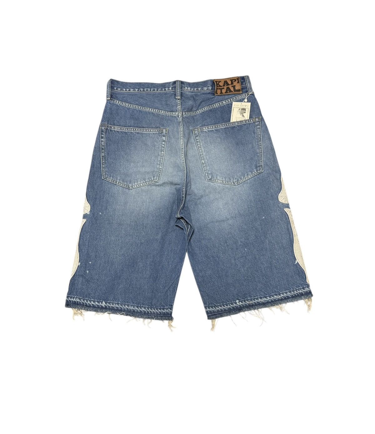 Kapital KAPITAL 14oz Bone short denim 34 Size US 34 / EU 50 - 2 Thumbnail