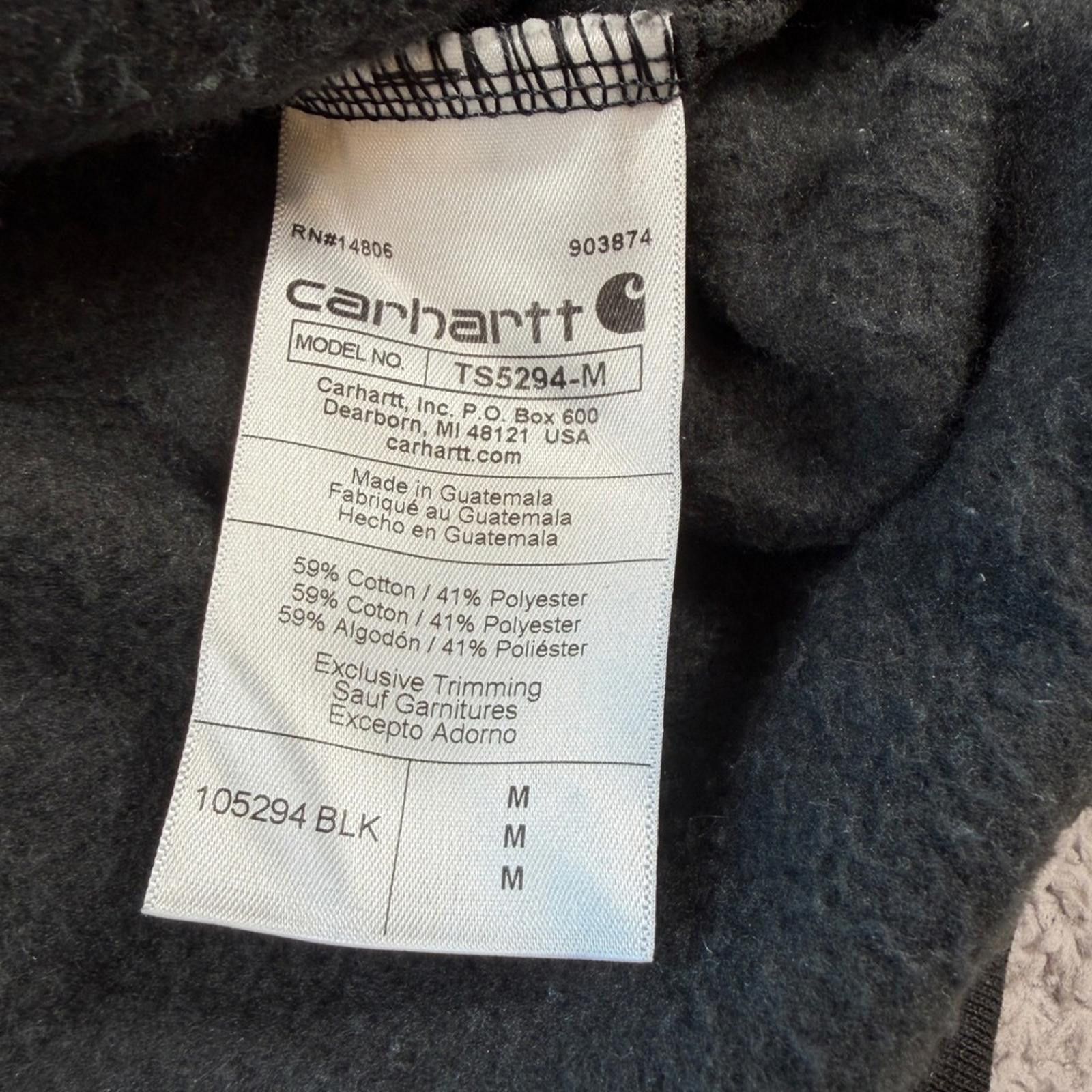Carhartt Carhartt Bronx Anti-Crime Unit Mens Black Quarter Sweatshirt Size US M / EU 48-50 / 2 - 5 Thumbnail