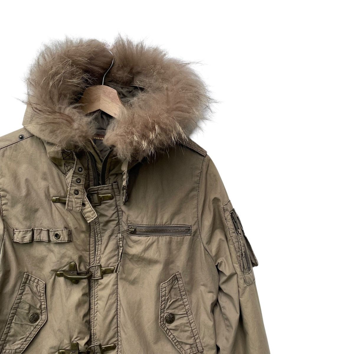 Le Grande Bleu (L.G.B.) 💥Japanese Brand Upper Freak Faux Fur Parka Hooded Jacket Size US M / EU 48-50 / 2 - 3 Thumbnail