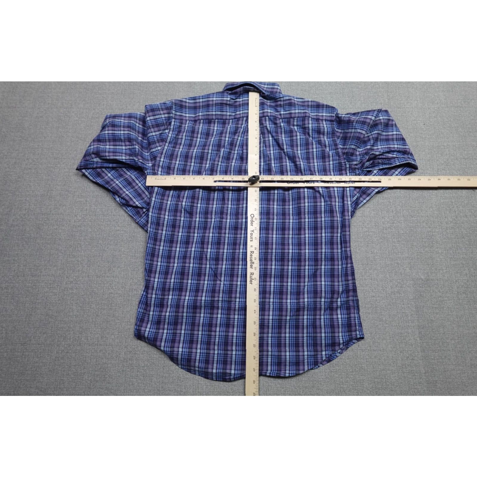 Peter Millar Peter Millar Shirt Mens Medium Blue Plaid Button-Up Size US M / EU 48-50 / 2 - 6 Thumbnail