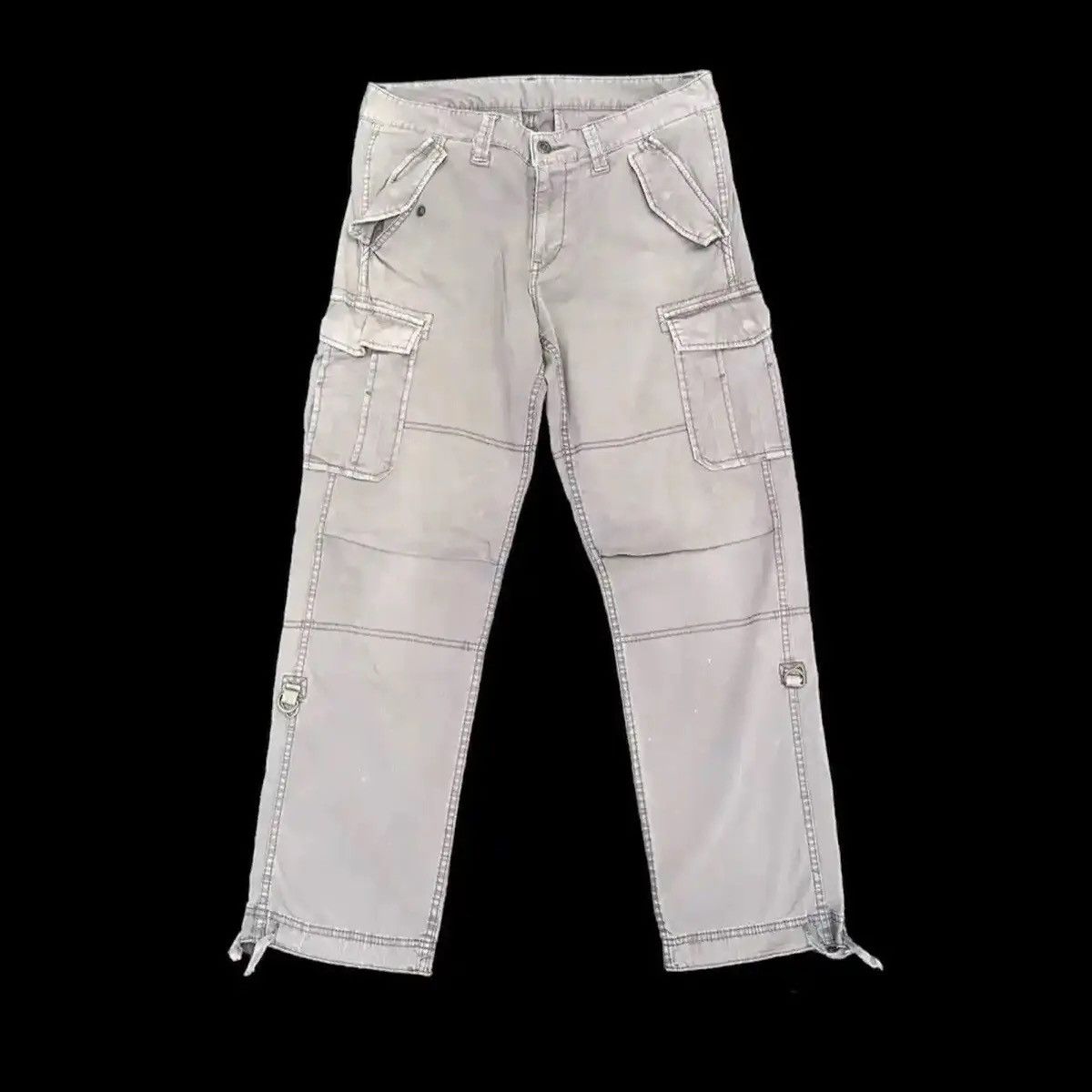 Japanese Brand JAPANESE VINTAGE UTILITY FADED TROUSERS CARGO PANTS W30 Size US 30 / EU 46 - 1 Thumbnail