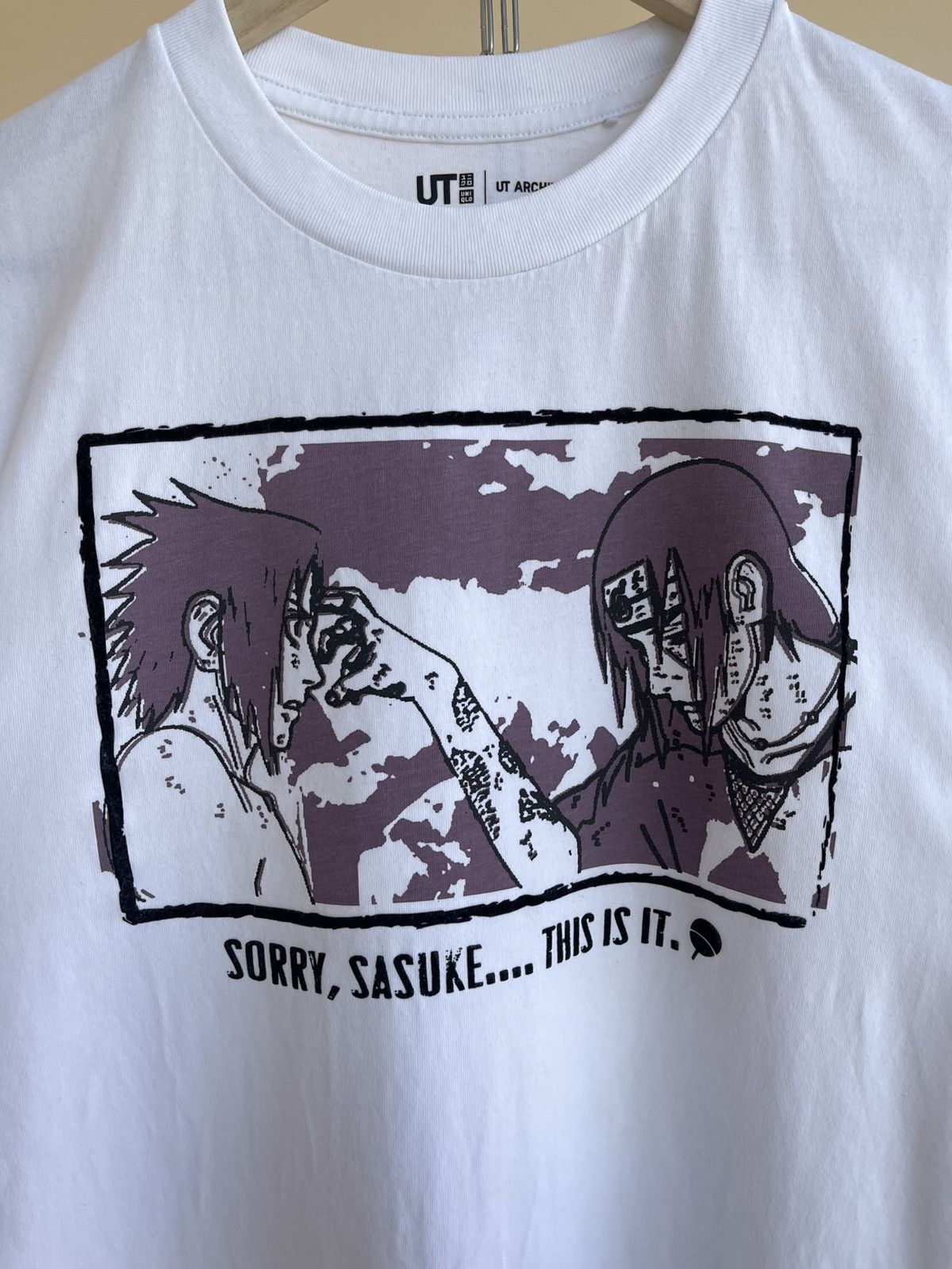 Uniqlo Naruto UT Archive Sasuke Itachi Uchiha Graphic Print T-Shirt Size US S / EU 44-46 / 1 - 4 Thumbnail