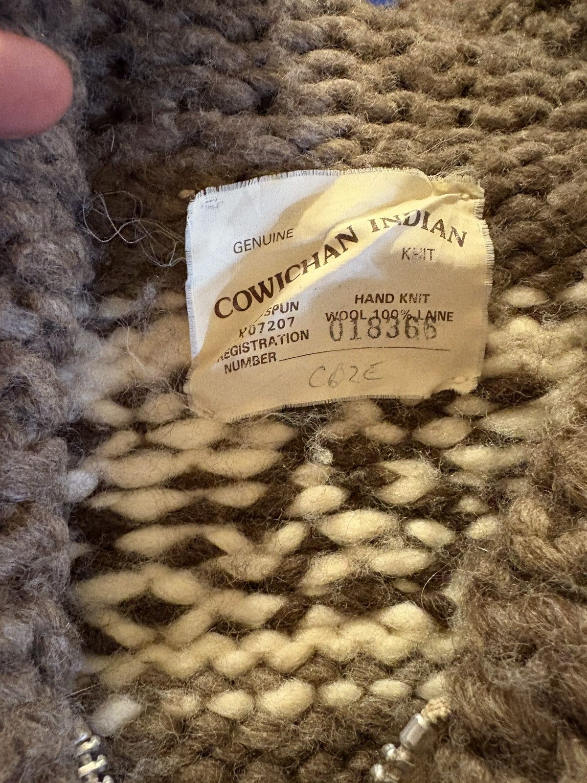 Vintage Vintage Thunderbird Cowichan Sweater Jacket 80’s Wool Size US XXL / EU 58 / 5 - 5 Thumbnail