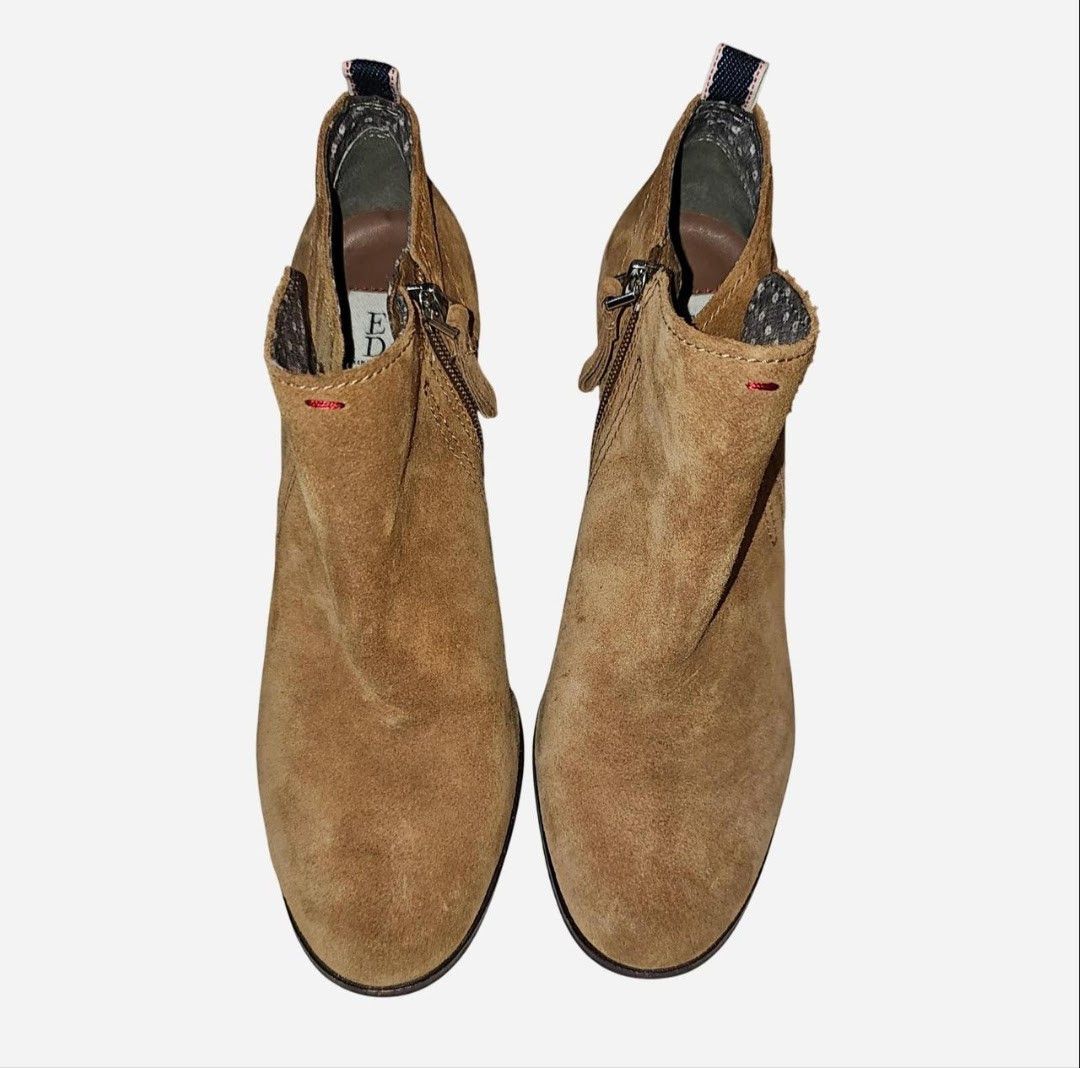 Other Ellen DeGeneres Tan suede ankle boots Size US 8.5 / IT 38.5 - 6 Thumbnail
