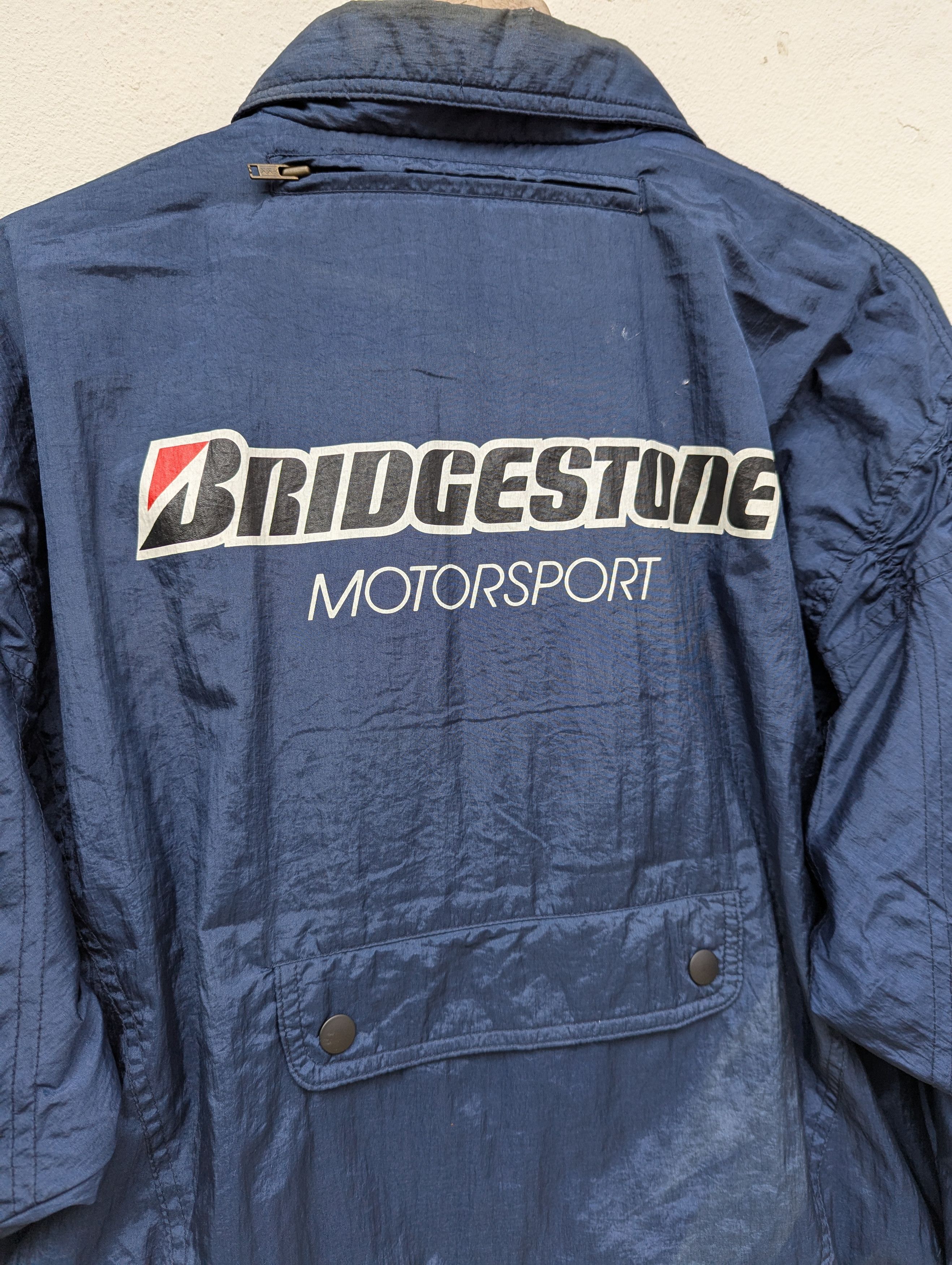 Japanese Brand VINTAGE BRIDGESTONE MOTORSPORTS BOMBER SWEATER Size US M / EU 48-50 / 2 - 8 Thumbnail