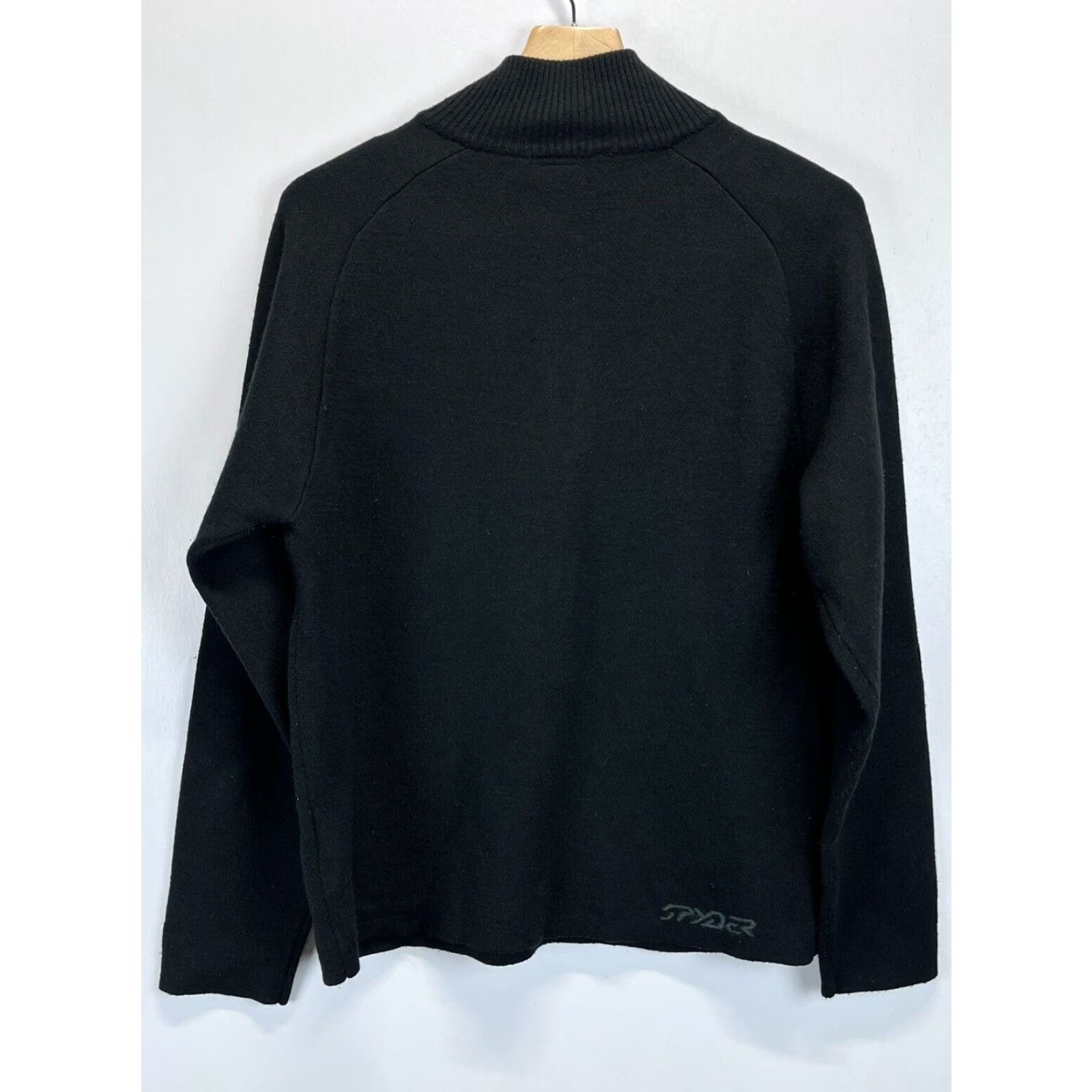 Spyder Spyder Mens Black Wool Blend Knit Sweater Outdoor Ski 1/4 Zip Small Size US S / EU 44-46 / 1 - 2 Thumbnail