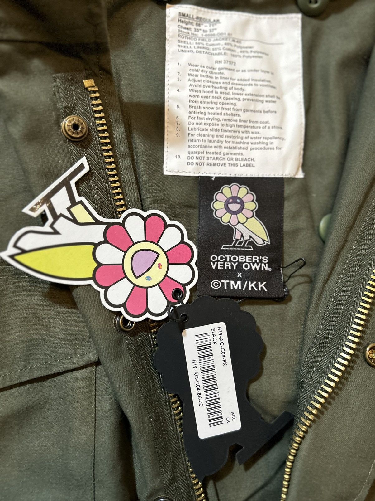 October's Very Own × Takashi Murakami 2019 Takashi Murakami X OVO M65 Jacket Size US S / EU 44-46 / 1 - 7 Thumbnail