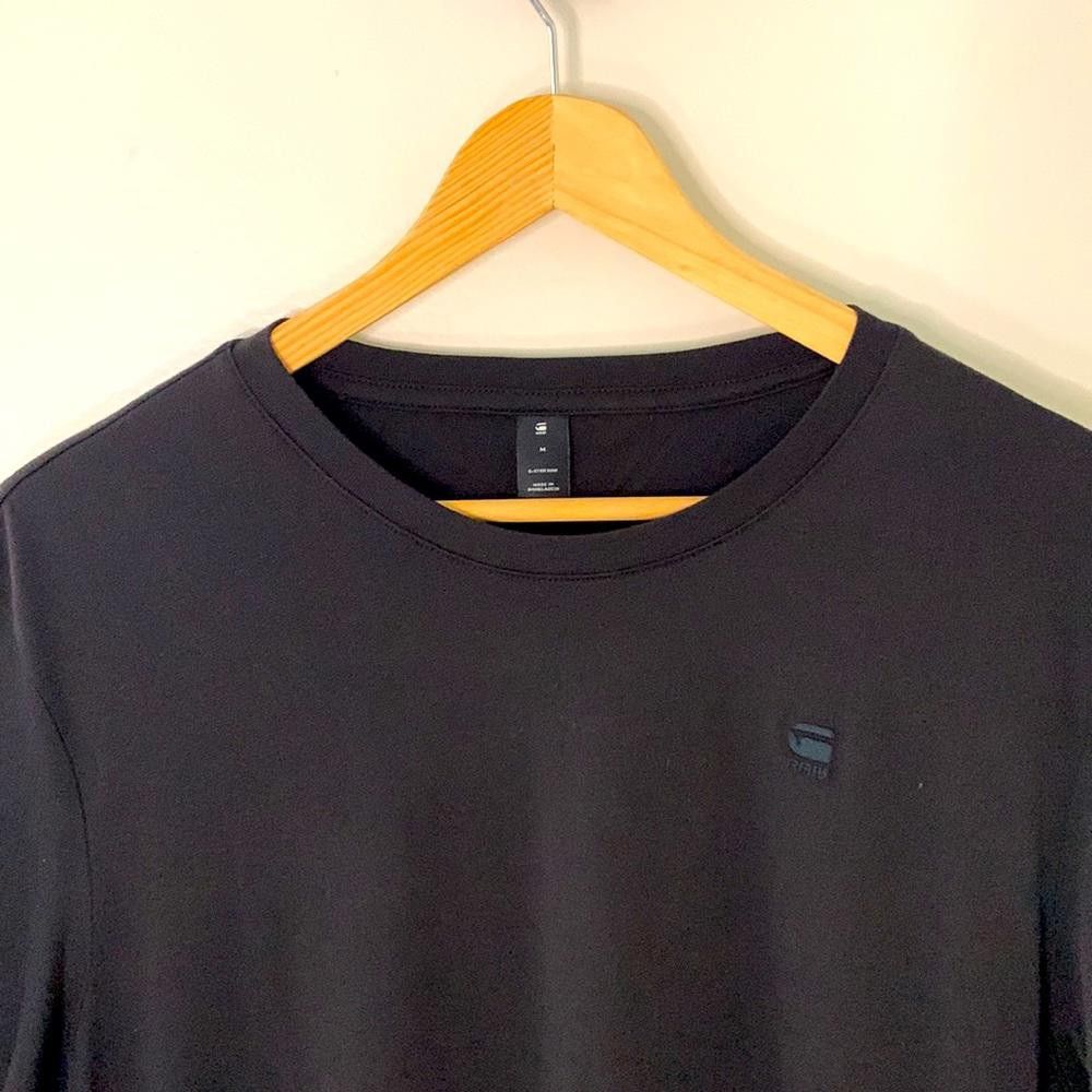 Designer G-Star RAW - Solid logo Crew SS Tee Size US M / EU 48-50 / 2 - 3 Thumbnail