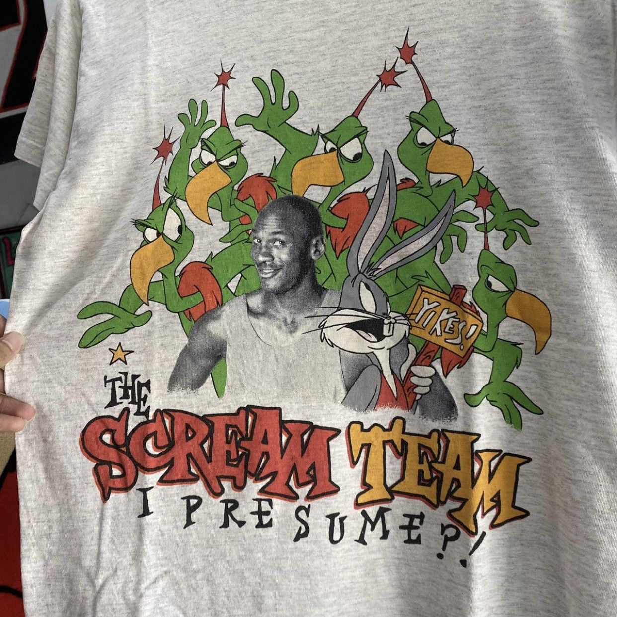 Nike Nike x Warner Bros 1993 Space Jam Scream Team - Made in USA Size US S / EU 44-46 / 1 - 5 Thumbnail