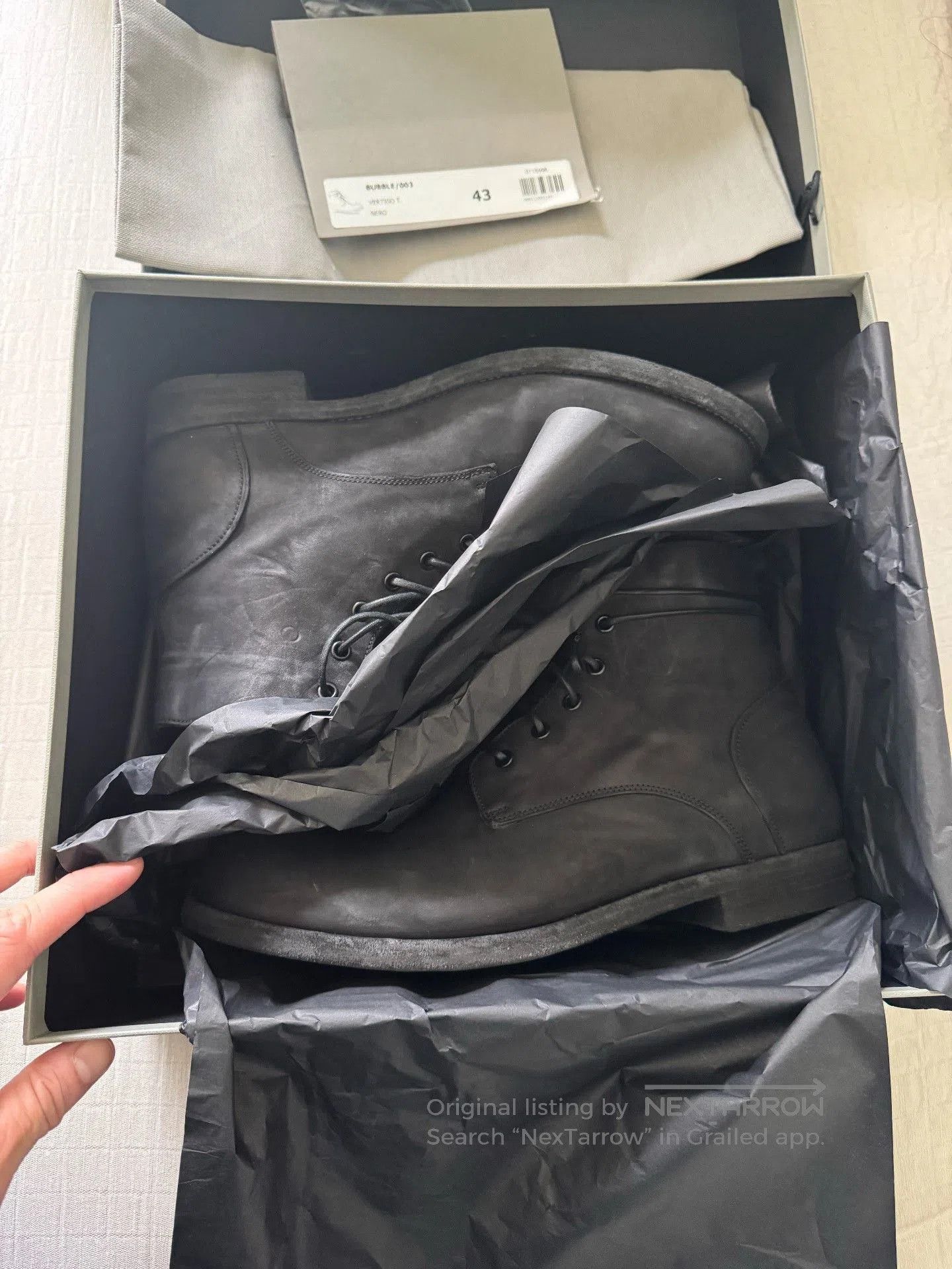 Officine Creative Officine Creative Black Leather Boots. Size US 10 / EU 43 - 2 Thumbnail