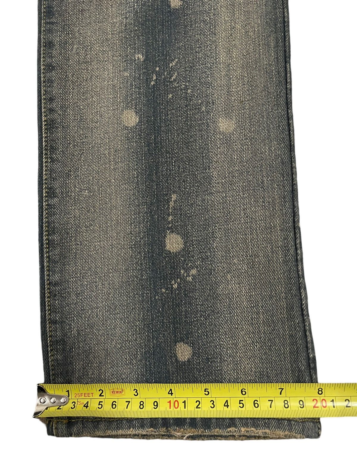 If Six Was Nine Vintage Japanese Brand Mud Wash Style Distressed Jeans Size US 30 / EU 46 - 14 Thumbnail